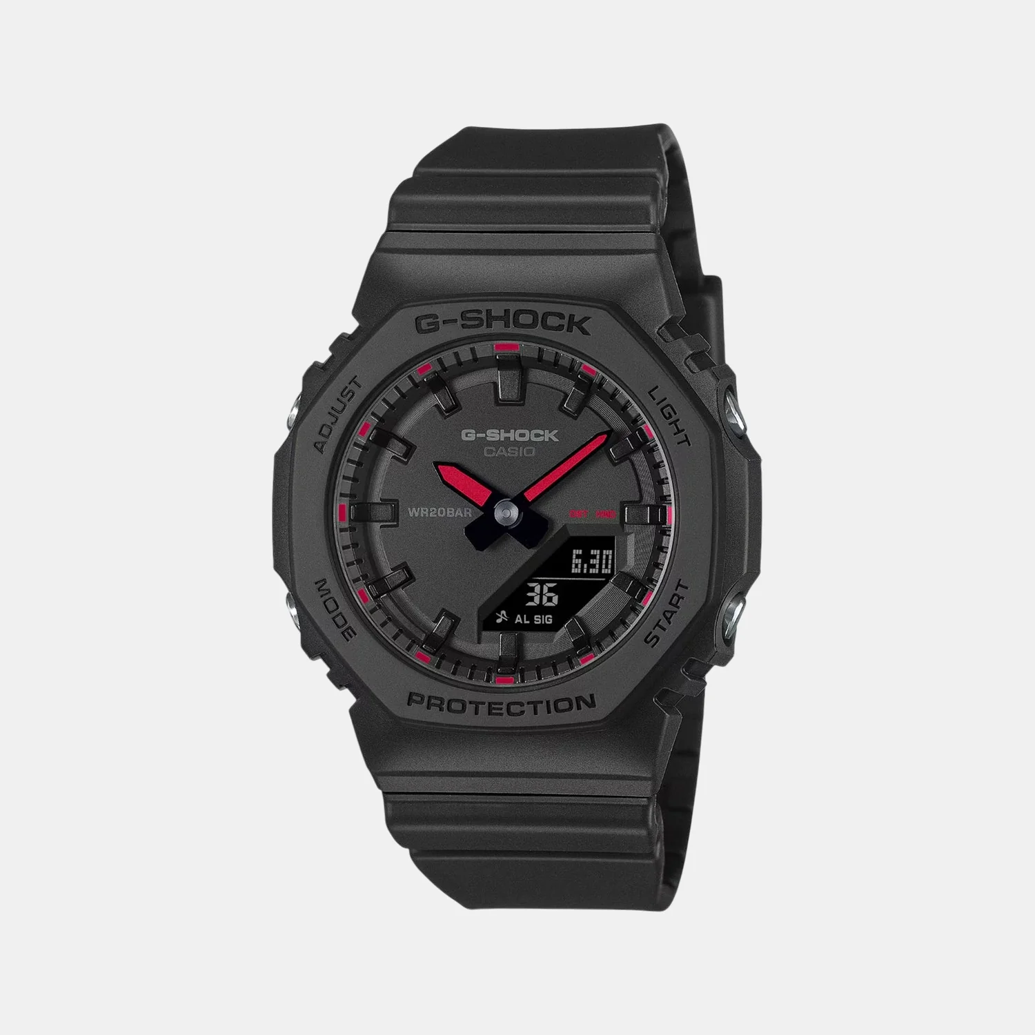G-Shock Women Quartz Black Dial Analog-Digital Resin Watch GMA-P2100SA-1A1 G1718 - Image 2
