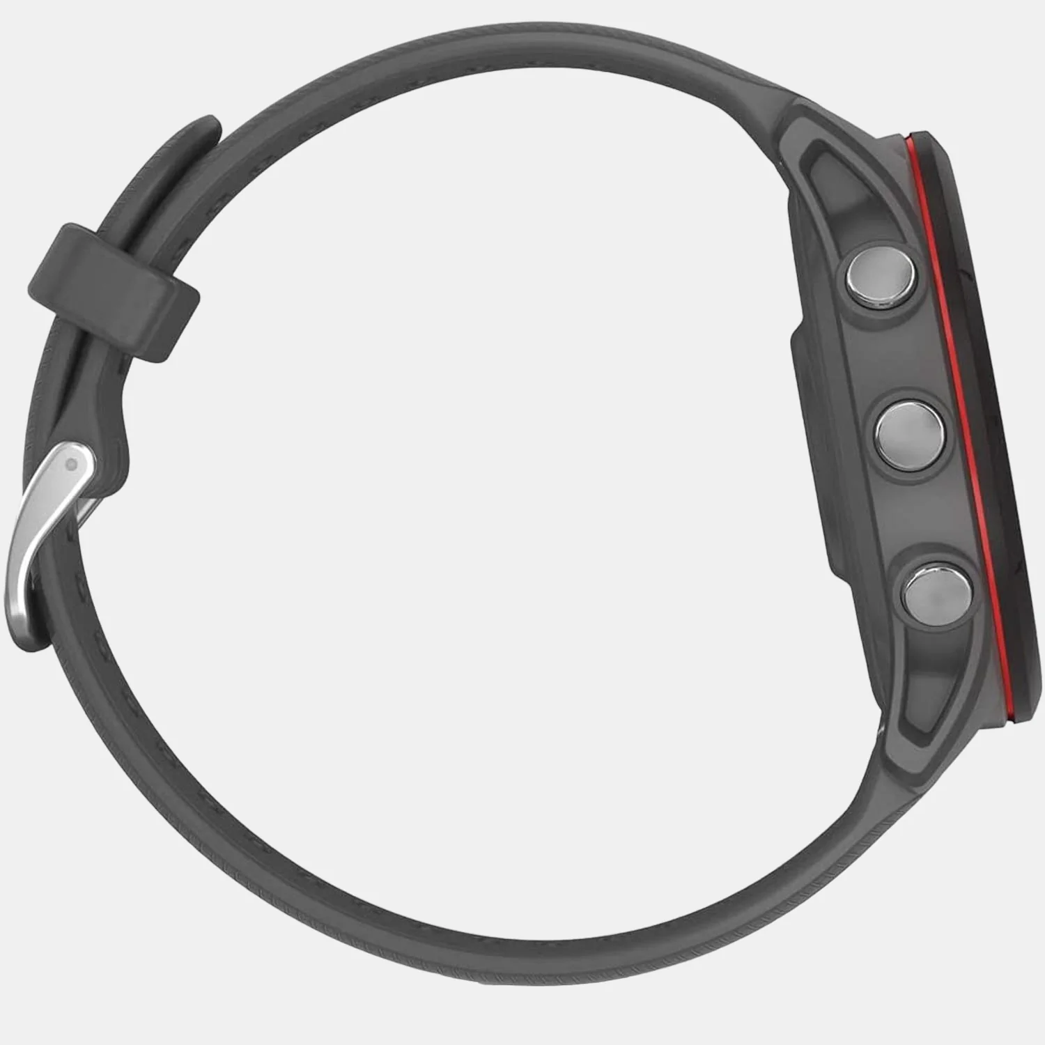 Men Processor Black Dial LCD Silicone Watch FORERUNNER 255 BASICSLATEGREY 010-02641-43 - Image 5