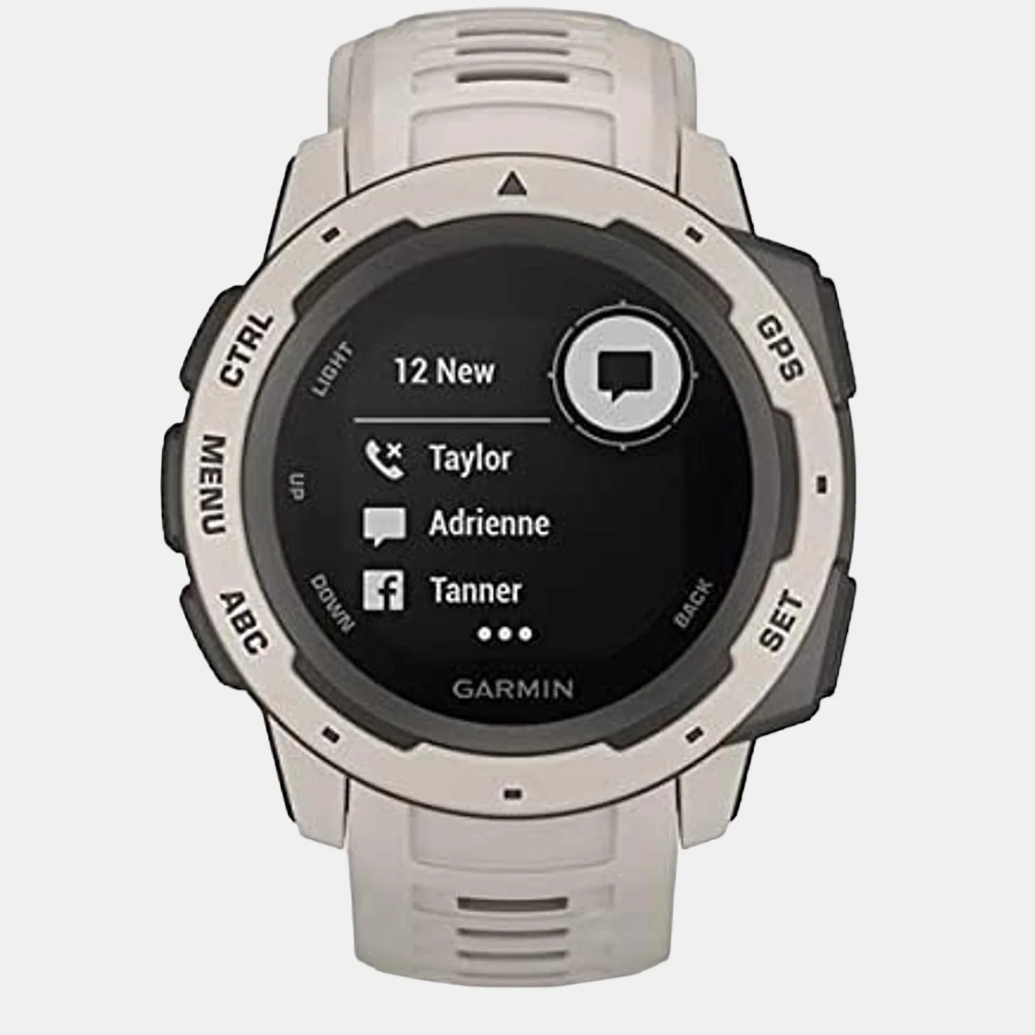 Men Processor Black Dial LCD Silicone Watch INSTINCT GPS WATCH TUNDRA - Image 3