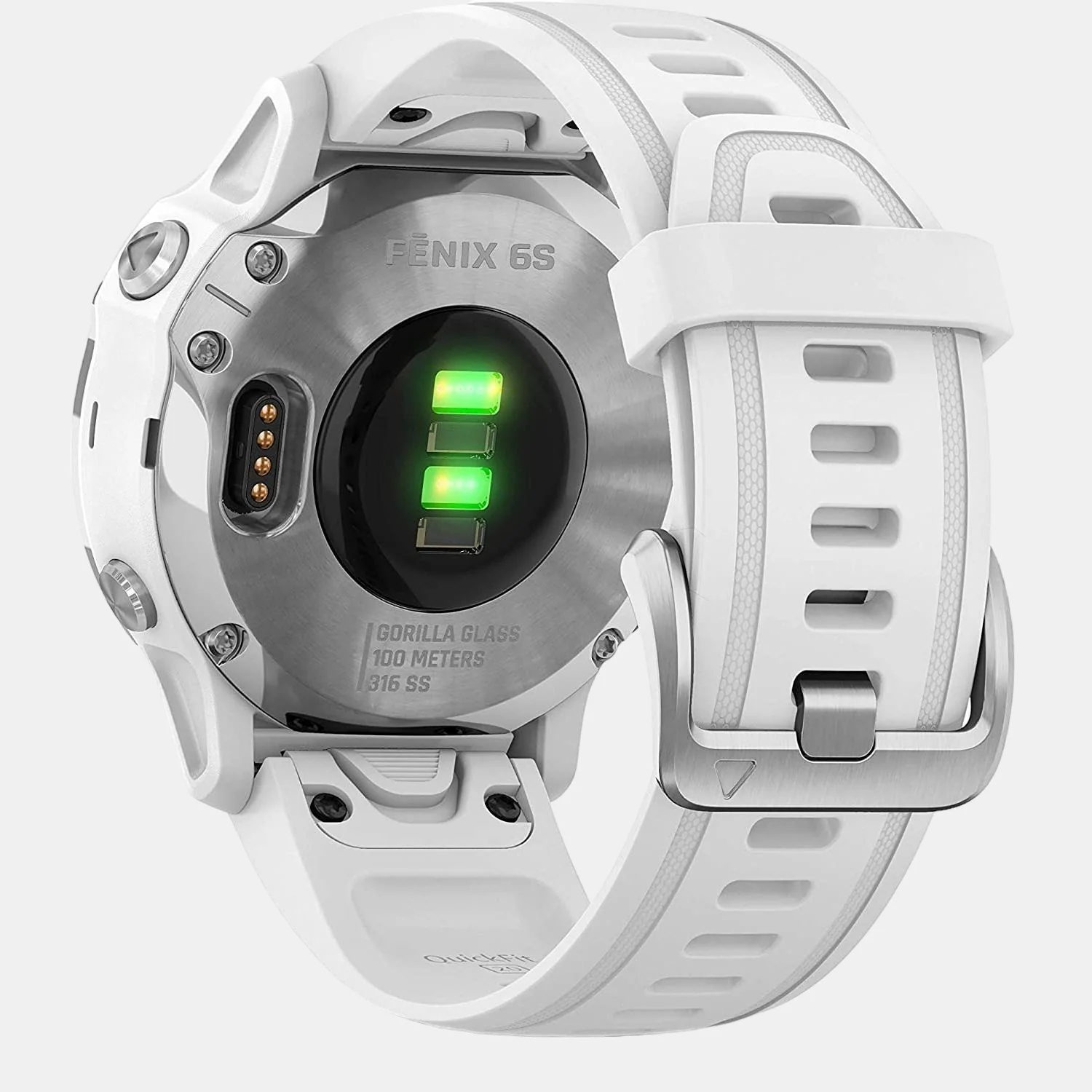 Men Processor Rose Gold Dial Digital Stainless Steel Watch FENIX 6S ROSE GOLD BLACK - Image 5