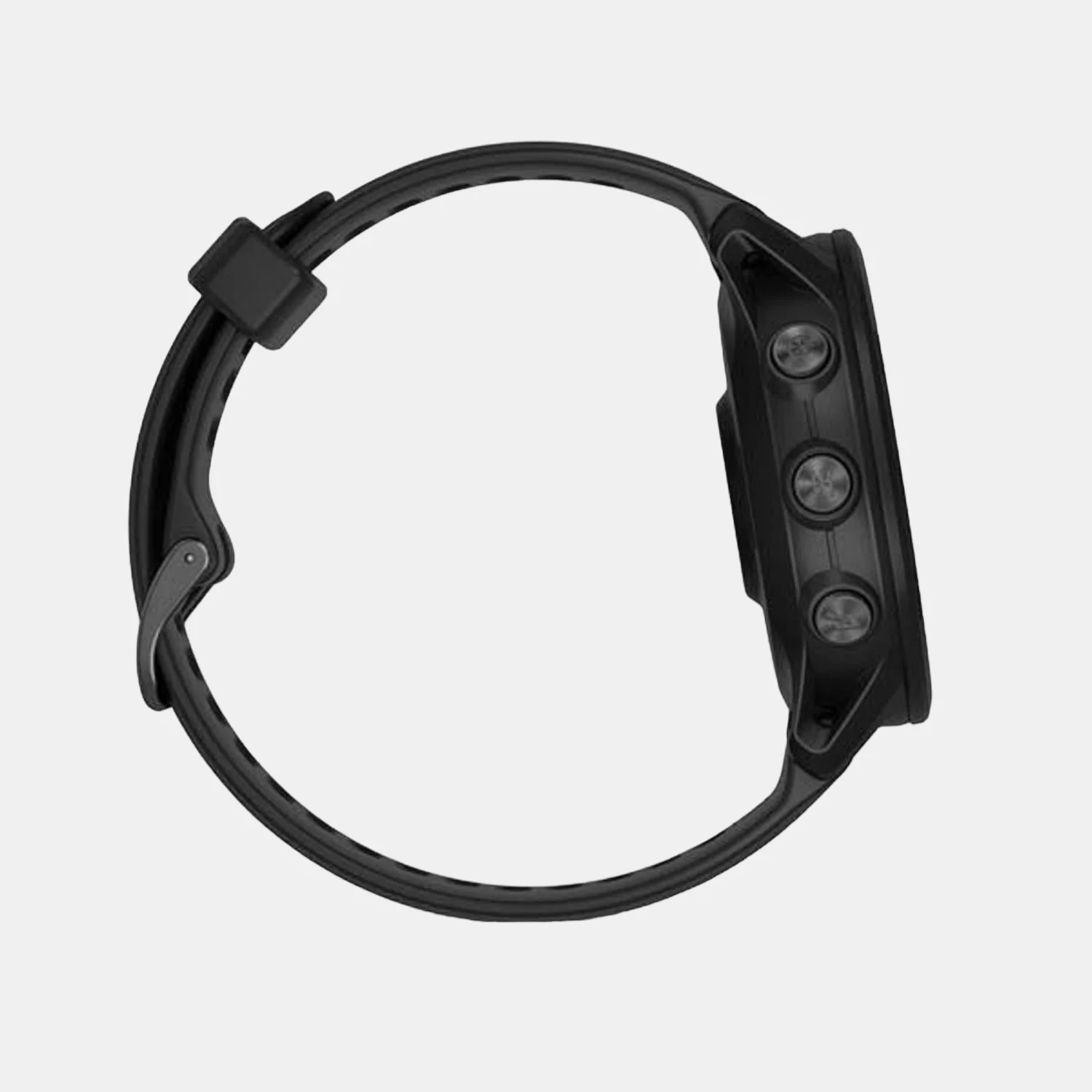 Men Processor Two Tone Dial LCD Silicone Watch FORERUNNER 955 SOLAR BLACK 010-02638-H0 - Image 4