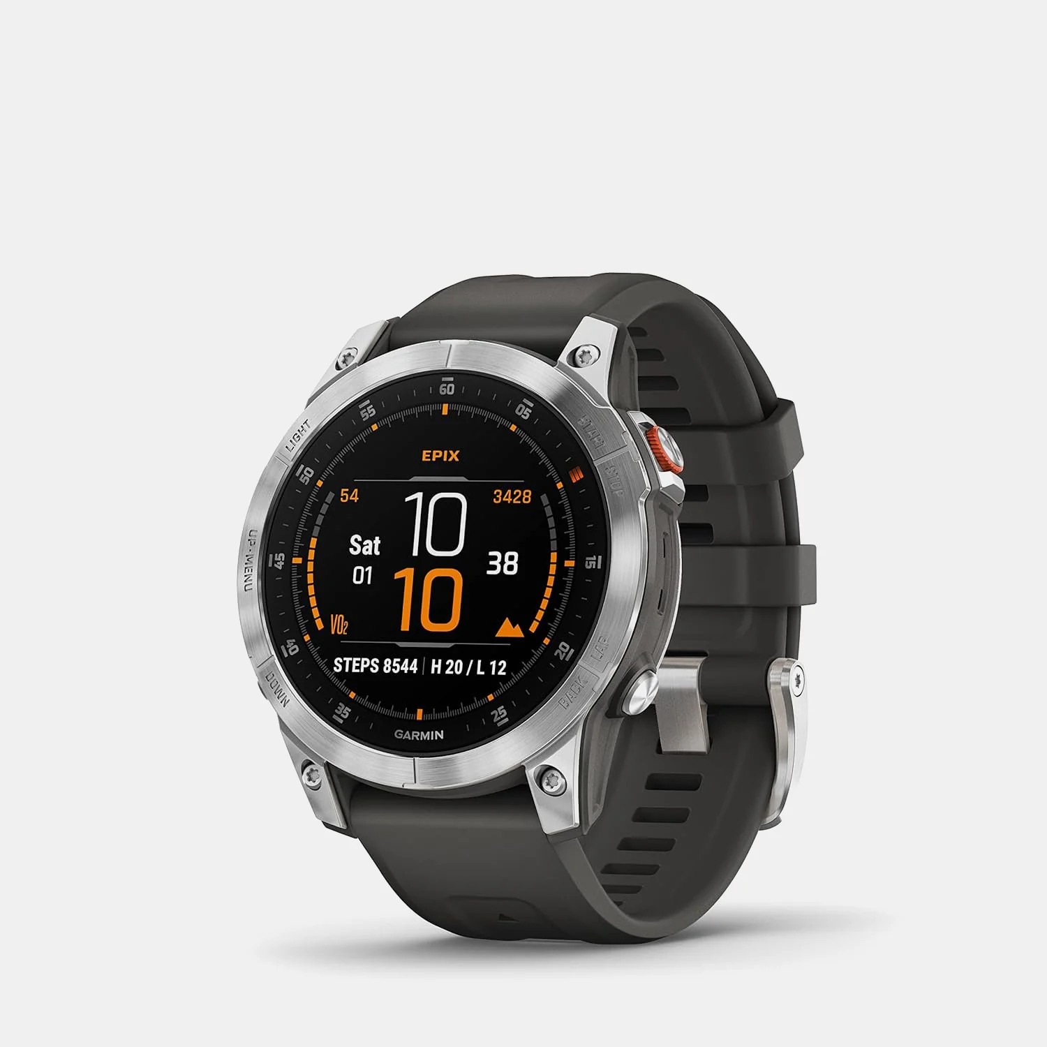 Unisex Processor Black Dial Amoled Silicone Watch EPIX GEN 2 010-02582-07 - Image 5