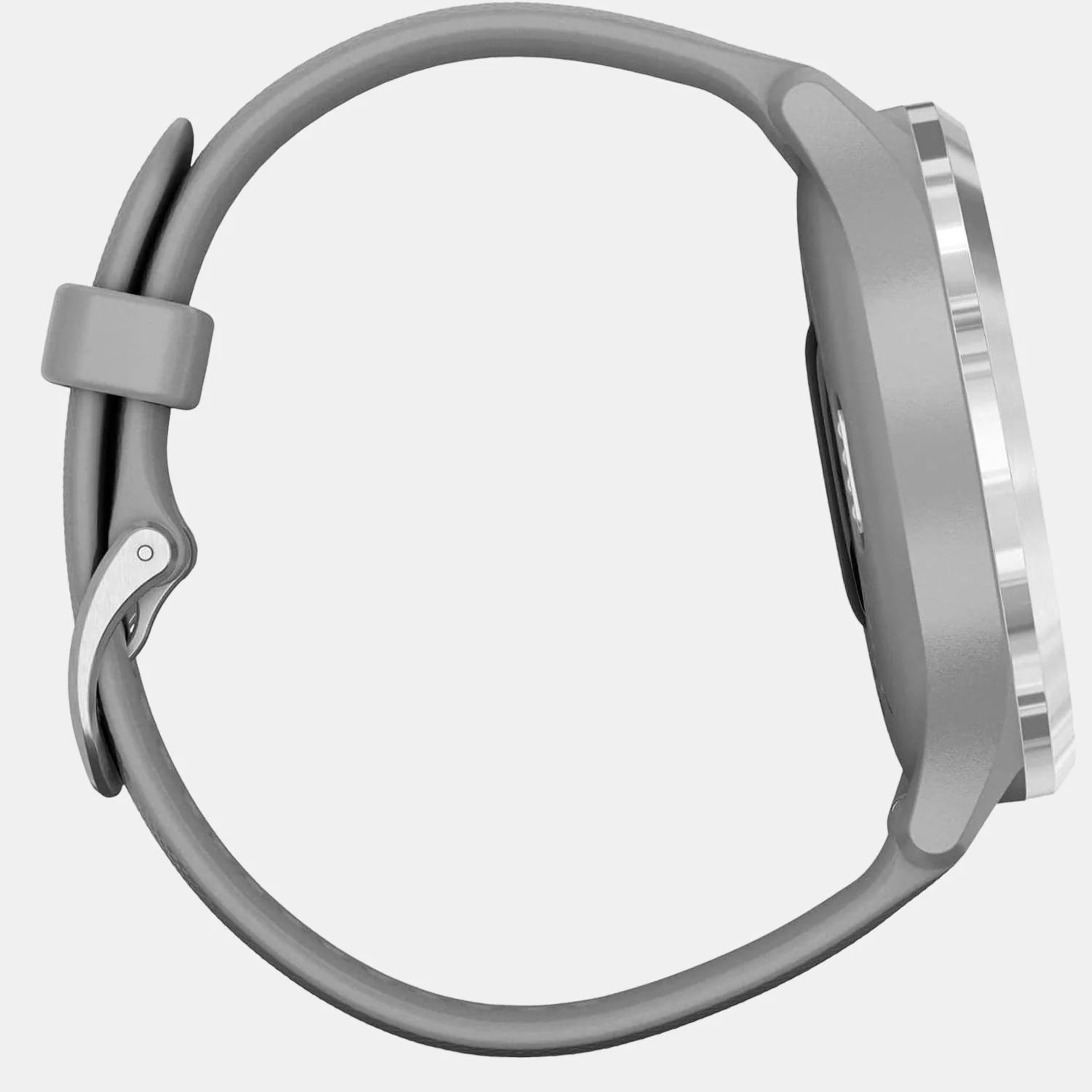 Women Processor Silver Dial Amoled Silicone Watch VIVOMOVE 3 SILVER POWDER GRAY SILI - Image 4