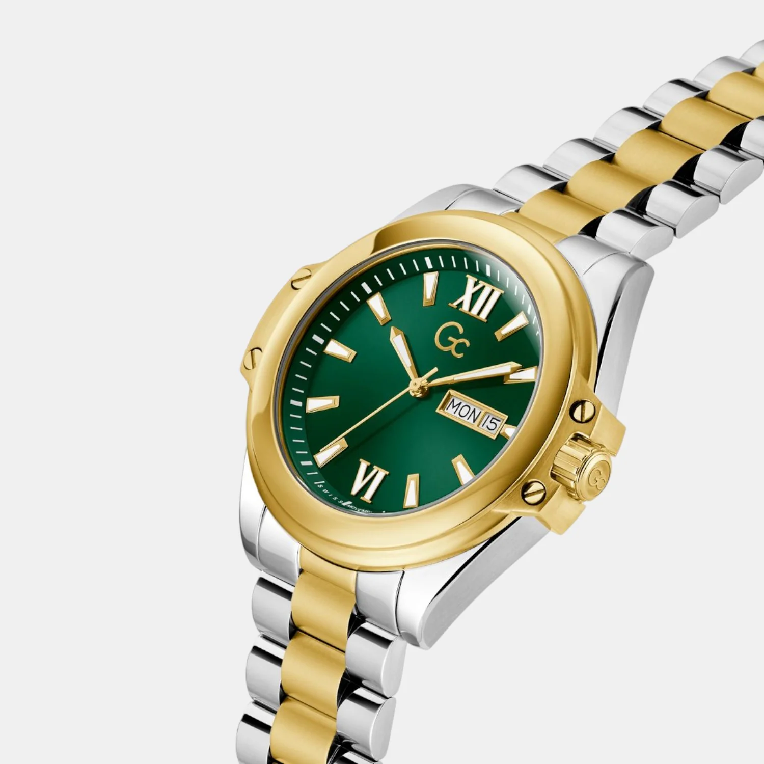Bolt Men Quartz Green Dial Analog Stainless Steel Watch Z60002G9 - Image 4
