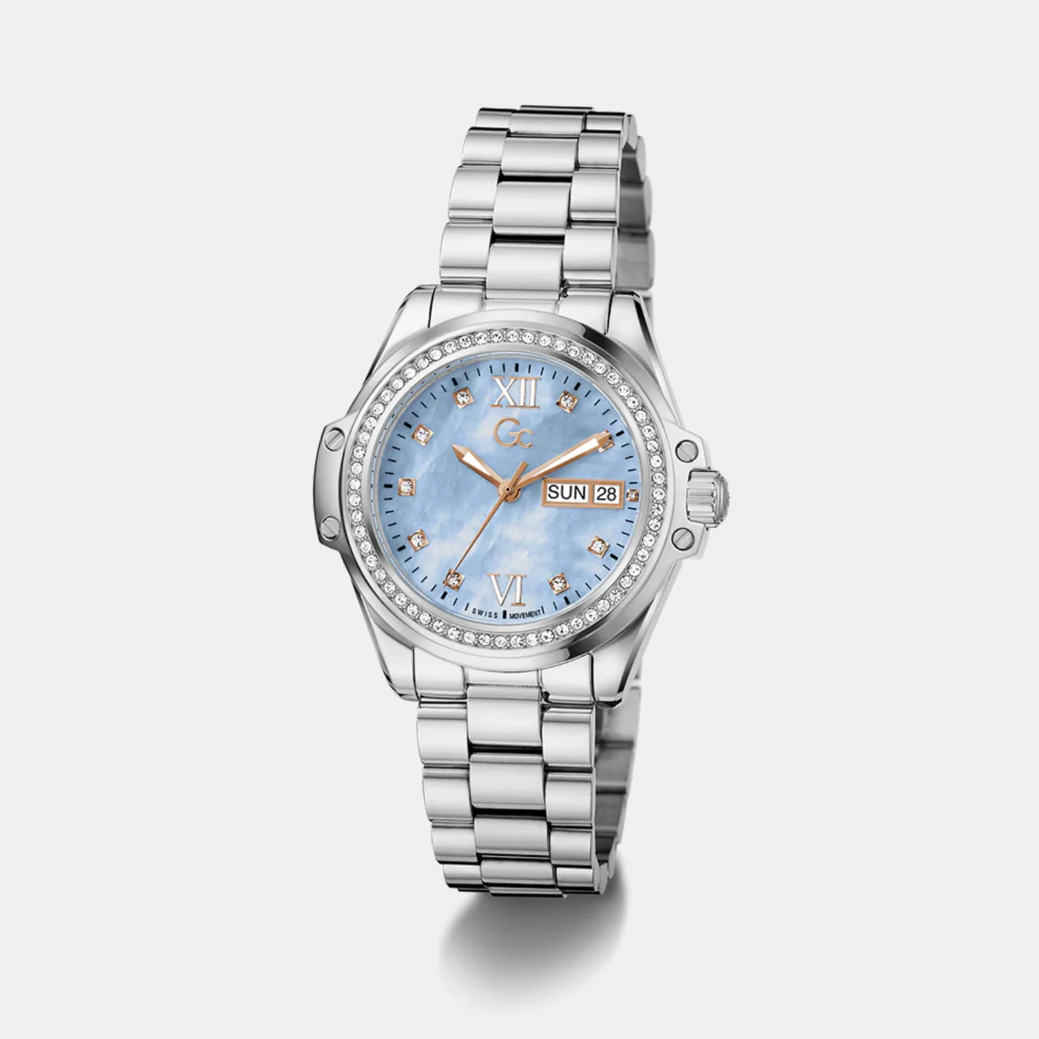 Bolt Women Quartz Blue Dial Analog Stainless Steel Watch Z53003L7 - Image 2