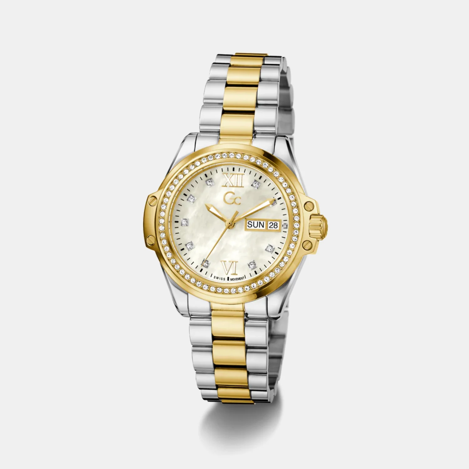 Bolt Women Quartz Champagne Mother Of Pearl Dial Analog Stainless Steel Watch Z53002L6 - Image 2
