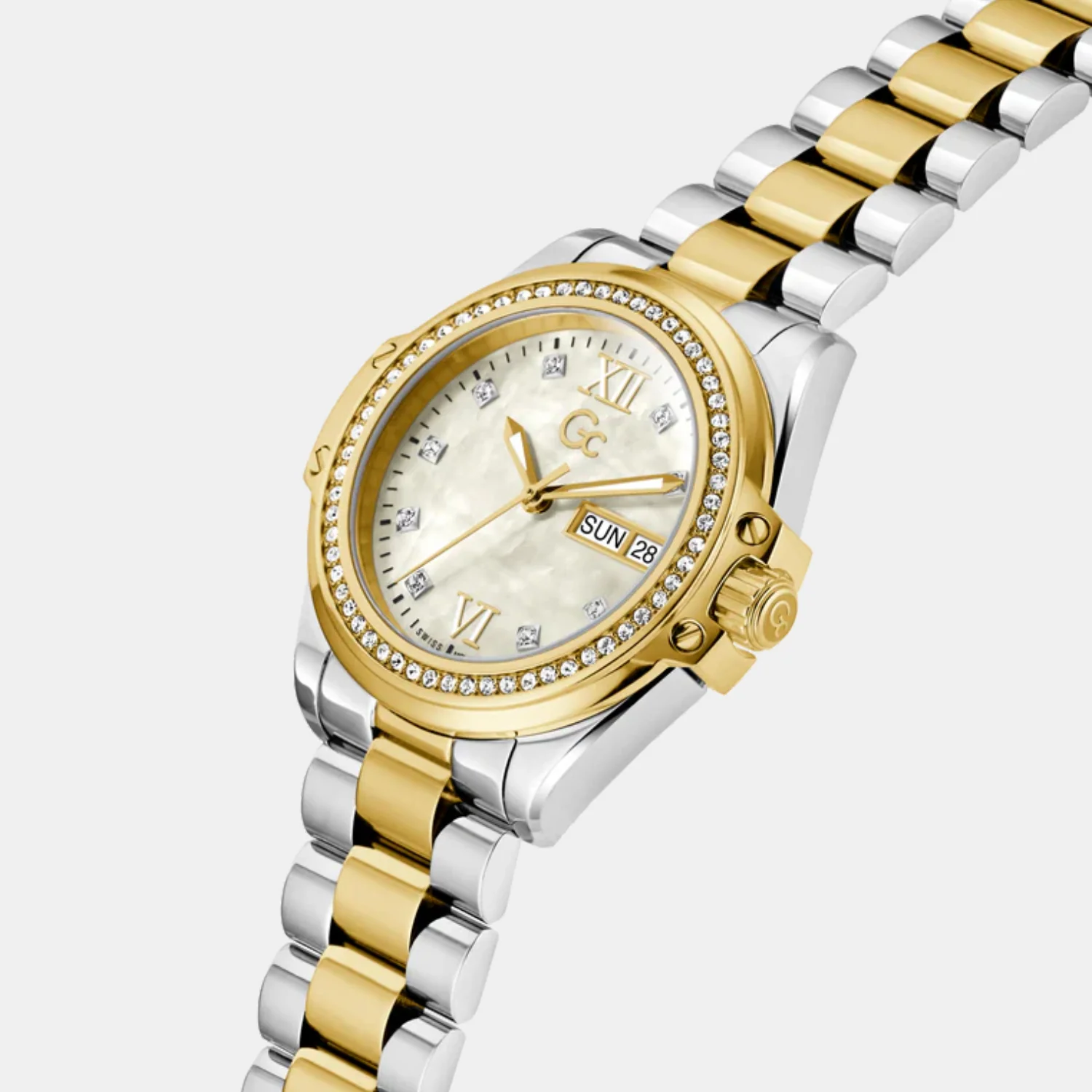 Bolt Women Quartz Champagne Mother Of Pearl Dial Analog Stainless Steel Watch Z53002L6 - Image 3