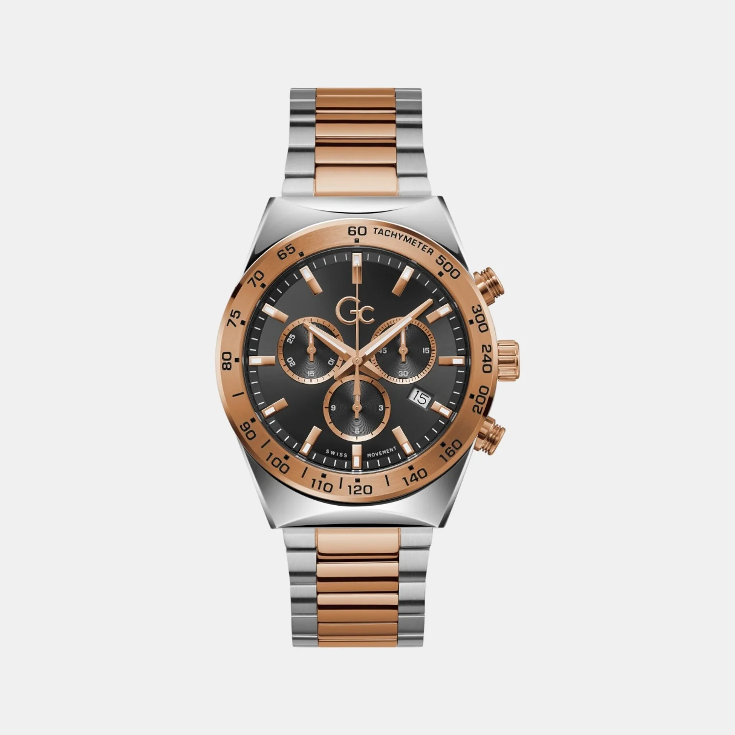 Clubhouse Chrono Men Quartz Black Dial Chronograph Stainless Steel Watch Z17003G2MF
