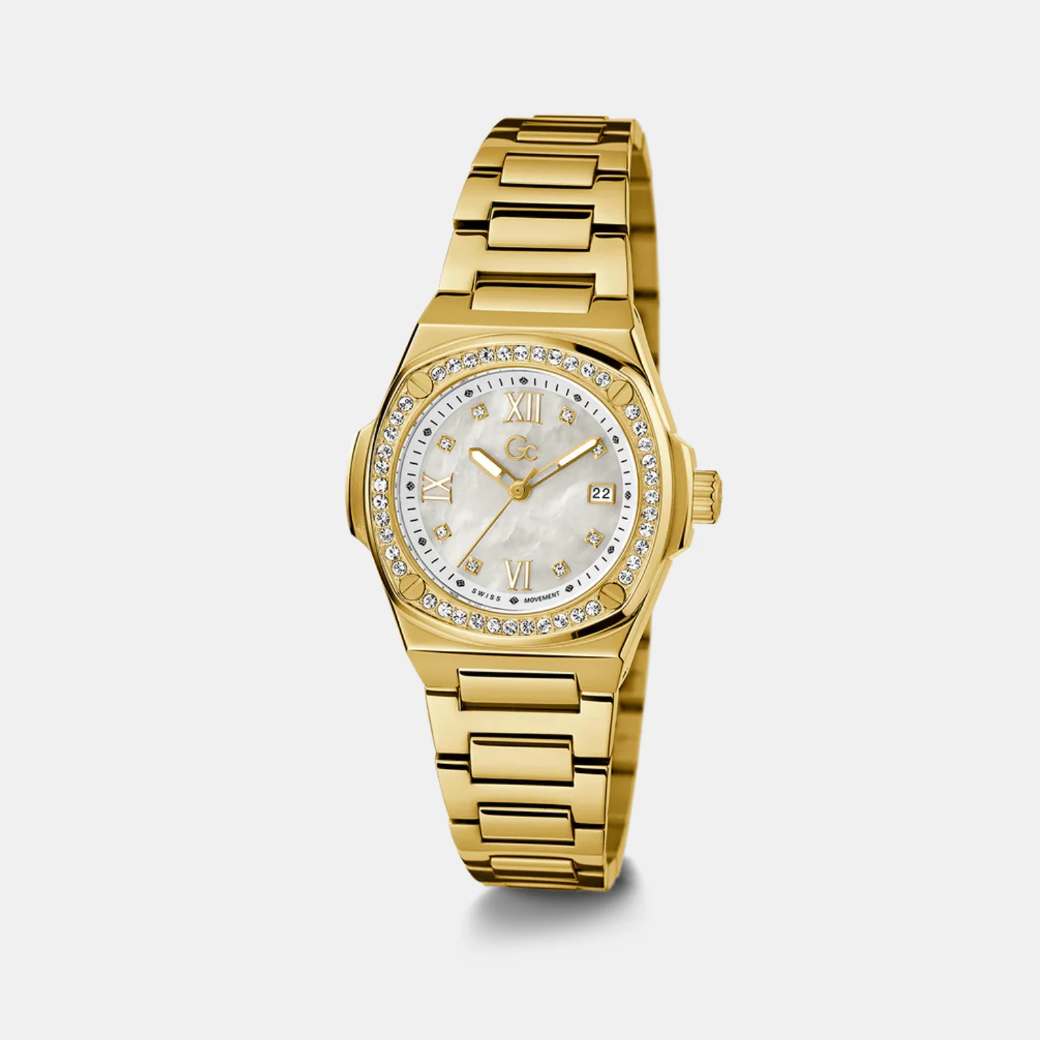 Coussin Shape Women Quartz White Dial Analog Stainless Steel Watch Z12005L1MF - Image 2