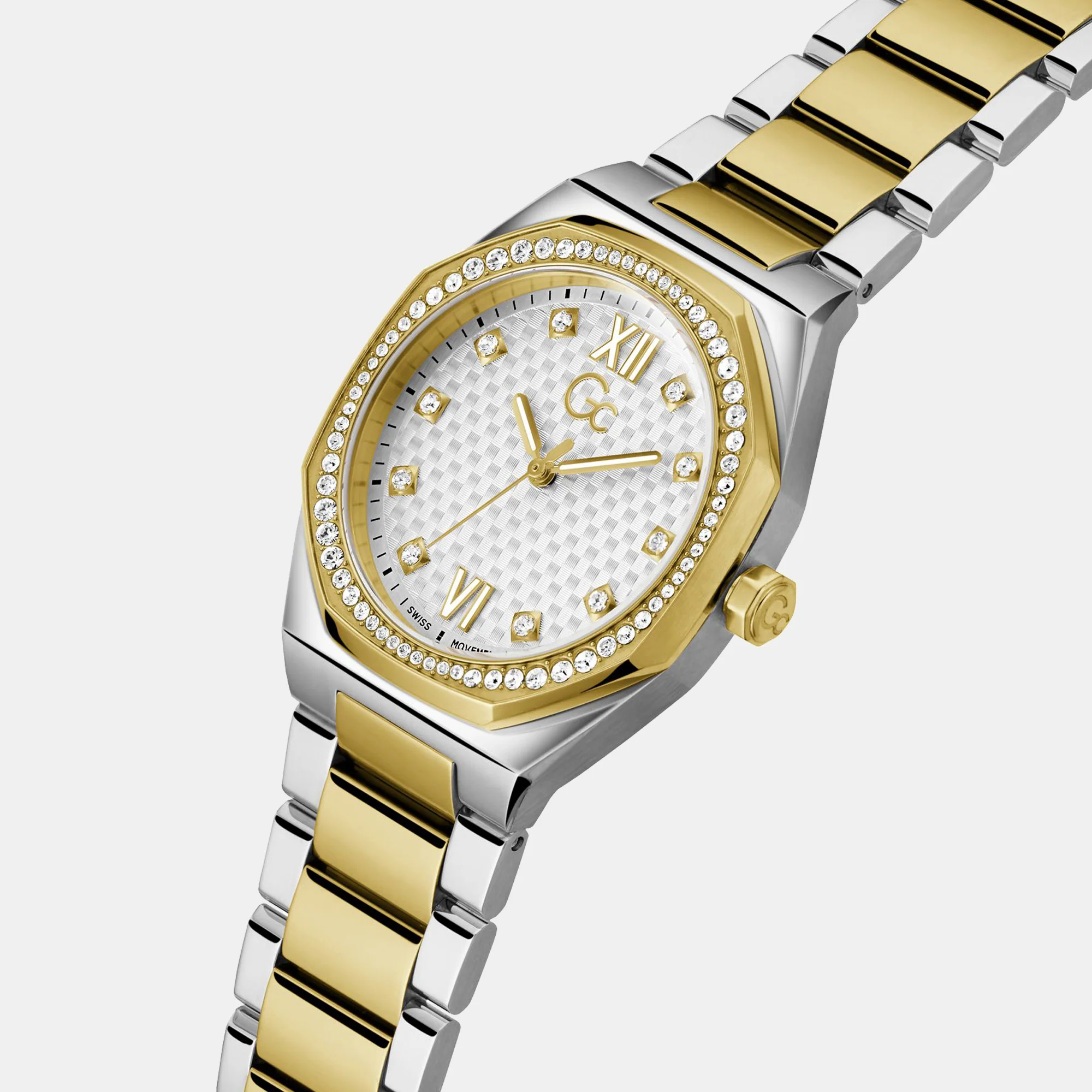 Coussin Sleek Lady Women Quartz White Dial Analog Stainless Steel Watch Z25002L1MF - Image 6