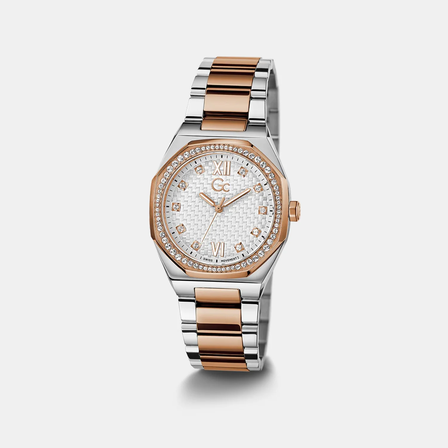 Coussin Sleek Women Quartz Silver Dial Analog Stainless Steel Watch Z25001L1MF - Image 2