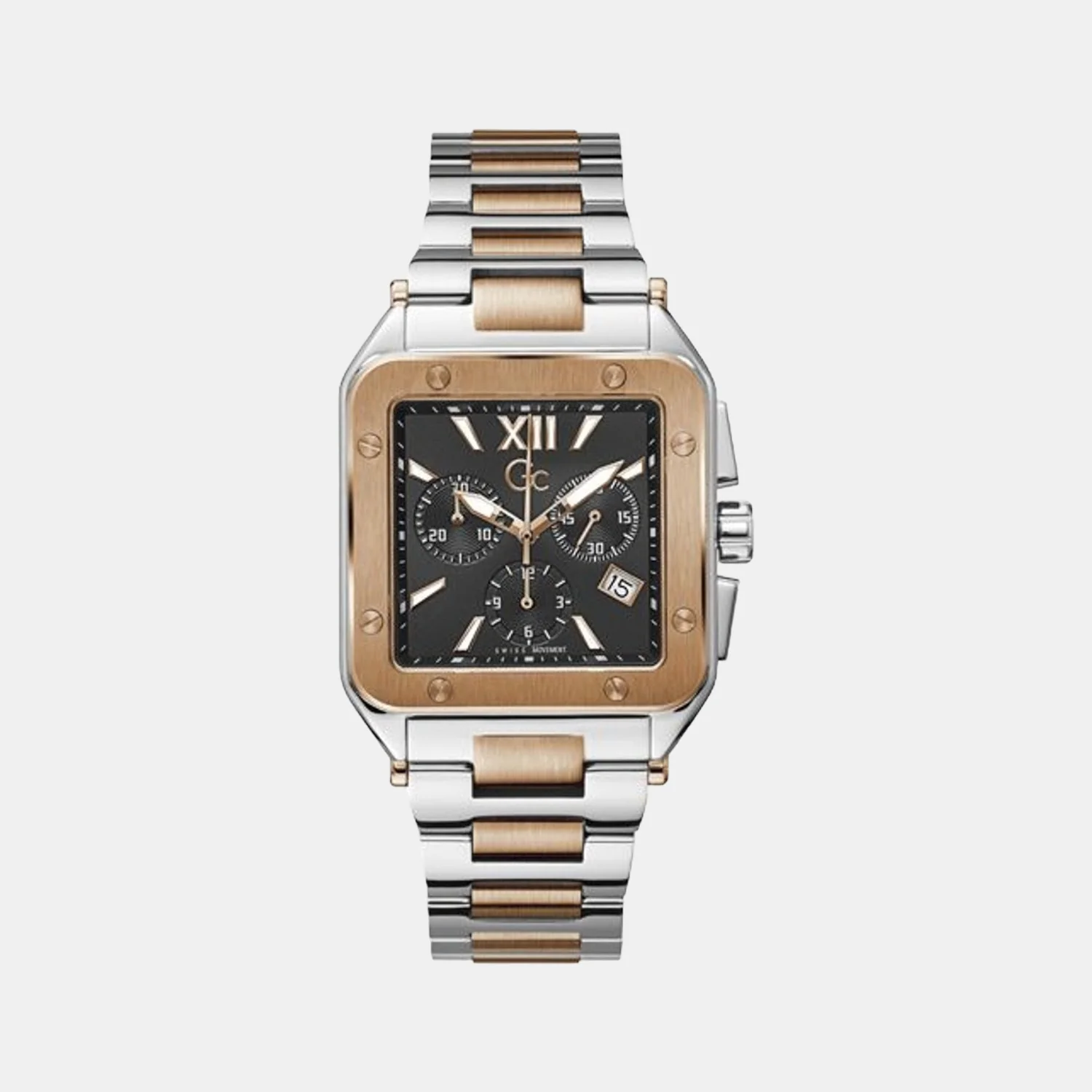 Couture Men Quartz Black Dial Chronograph Stainless Steel Watch Z08001G2MF