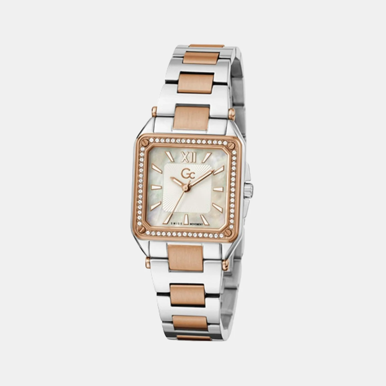 Couture Square Women Quartz White Dial Analog Stainless Steel Watch Y85002L1MF - Image 3