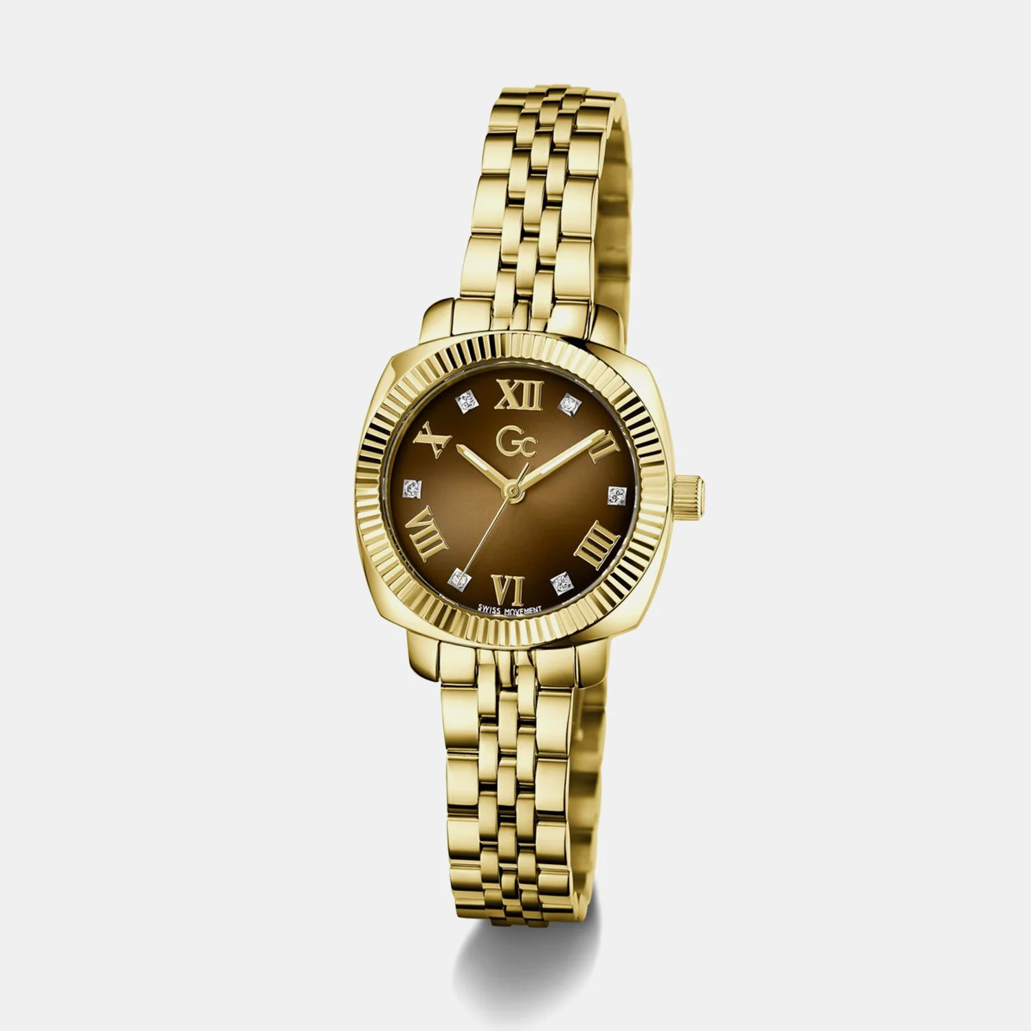 Dress Women Quartz Brown Dial Analog Stainless Steel Watch Z73001L4 - Image 2