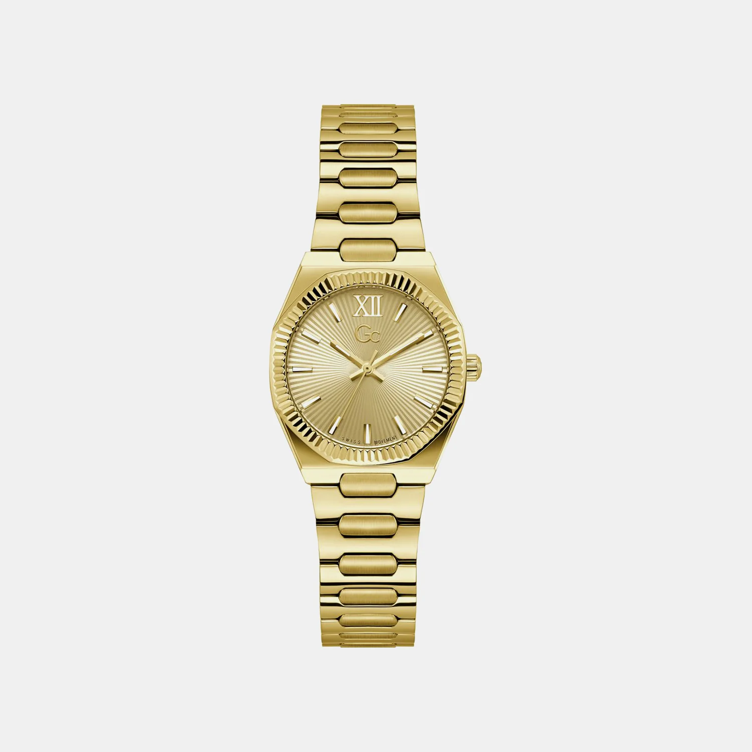 Dress Women Quartz Champagne Dial Analog Stainless Steel Watch Z70002L6