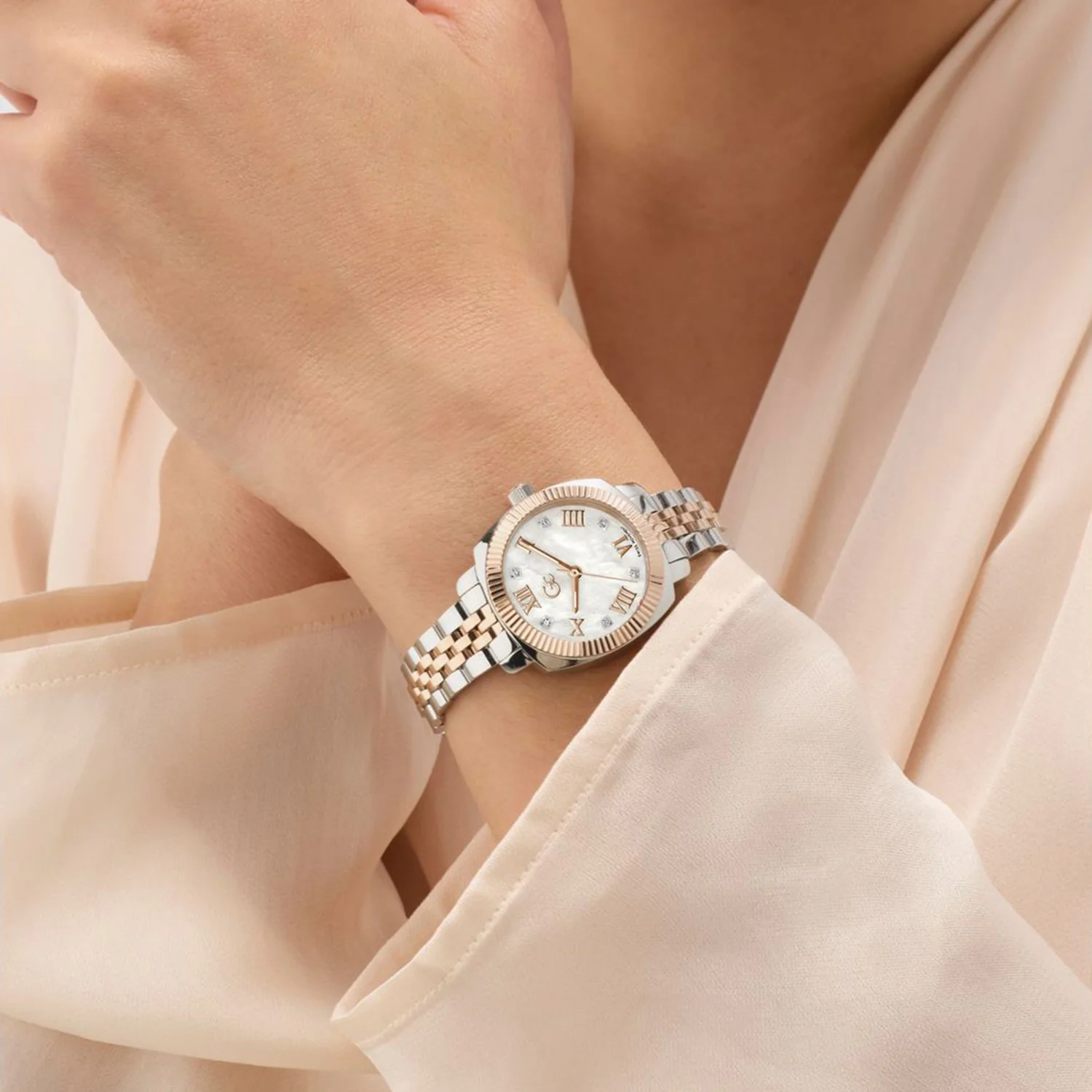 Dress Women Quartz White Dial Analog Stainless Steel Watch Z73002L1 - Image 7