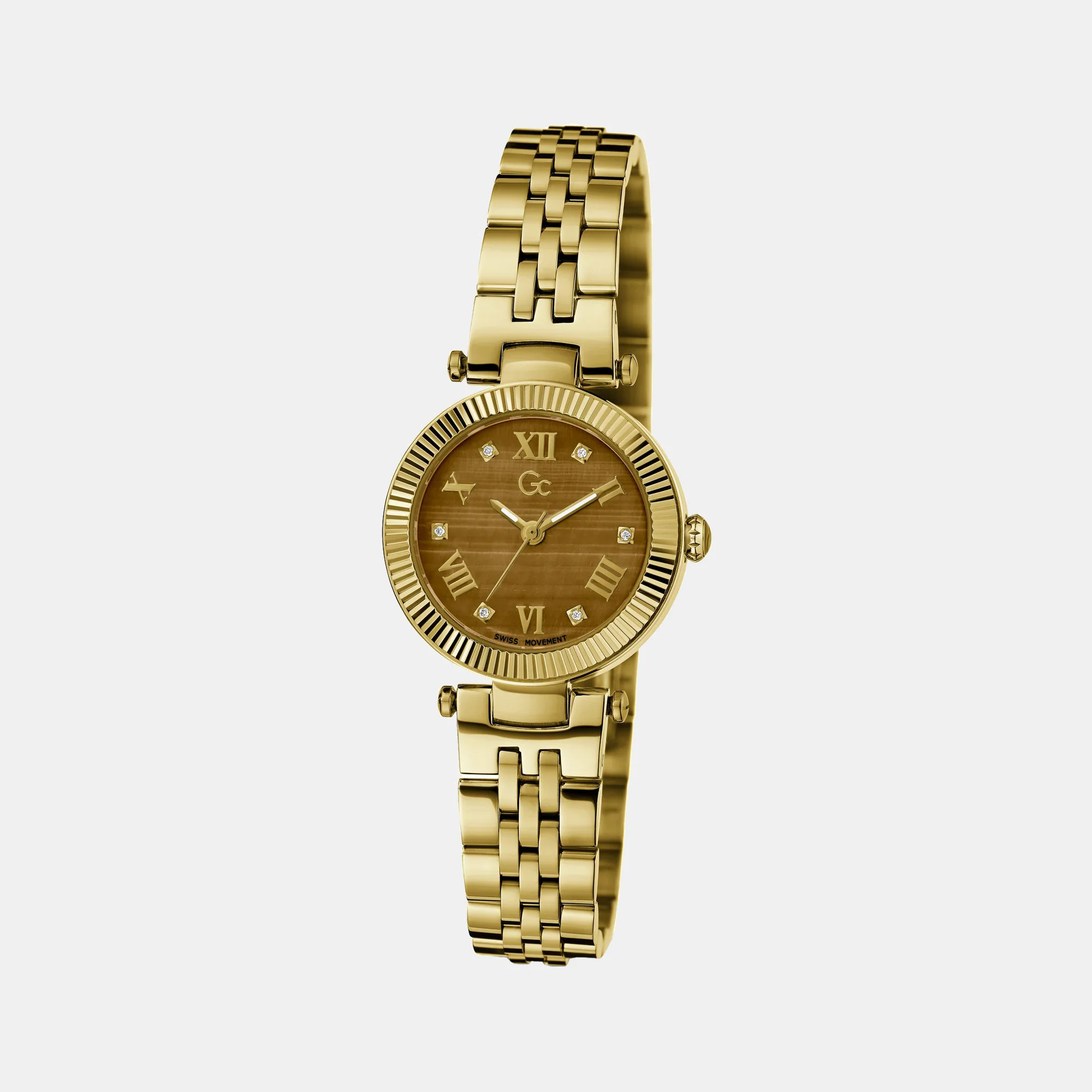 Flair Small Women Quartz Brown Dial Analog Stainless Steel Watch Z02005L4MF - Image 5