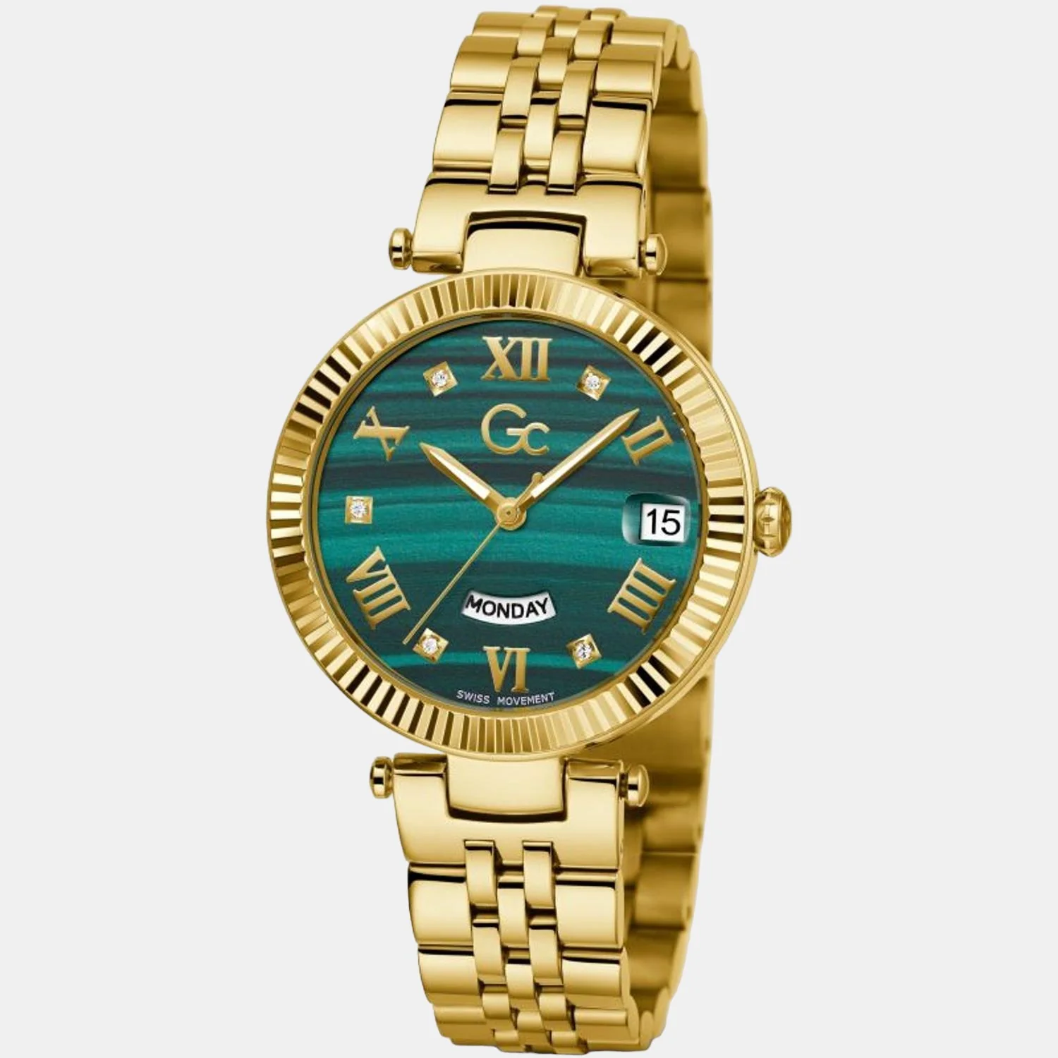 Flair Women Quartz Green Dial Analog Stainless Steel Watch Z01006L9MF - Image 5
