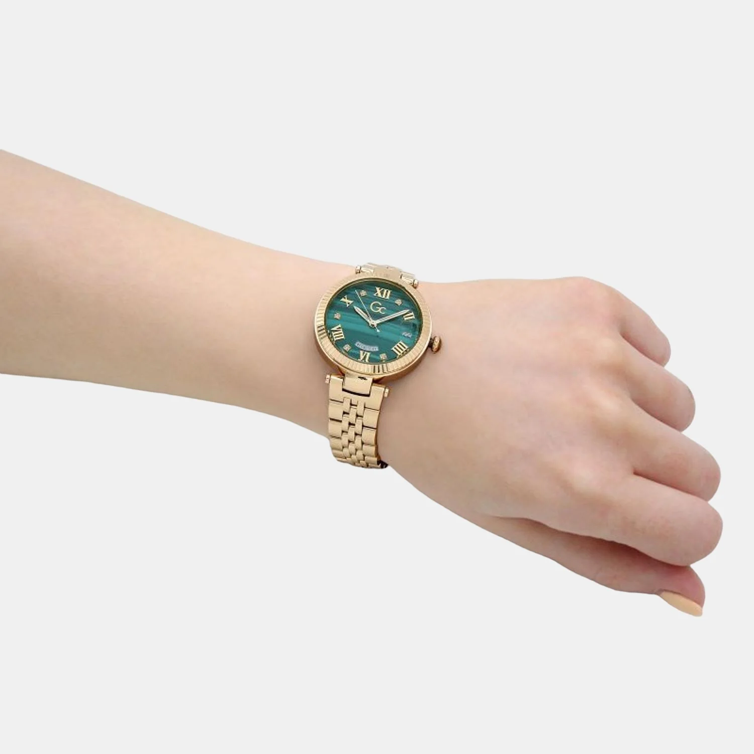 Flair Women Quartz Green Dial Analog Stainless Steel Watch Z01006L9MF - Image 7