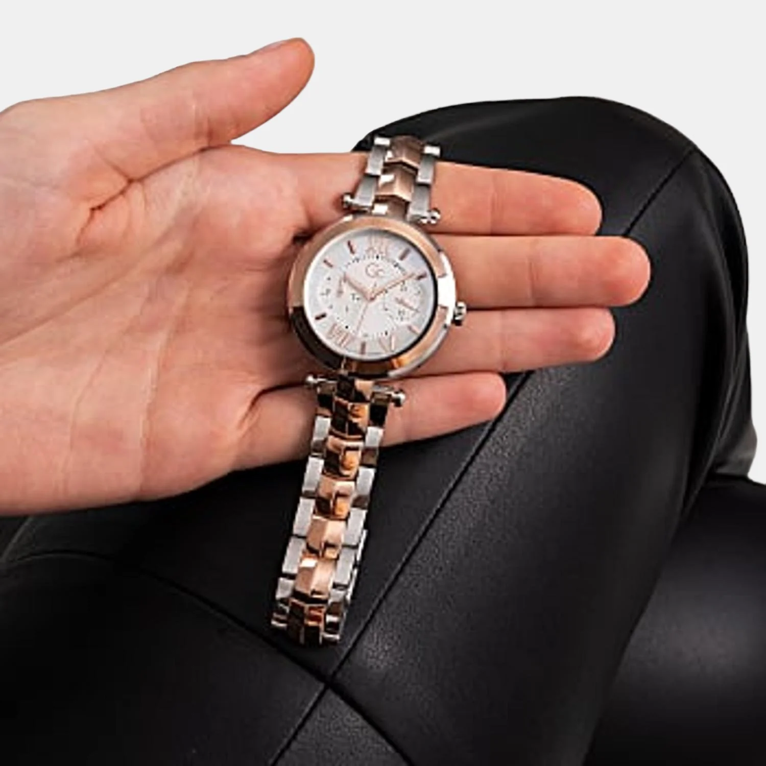 Illusion Women Quartz White Dial Analog Stainless Steel Watch Y92001L1MF - Image 8