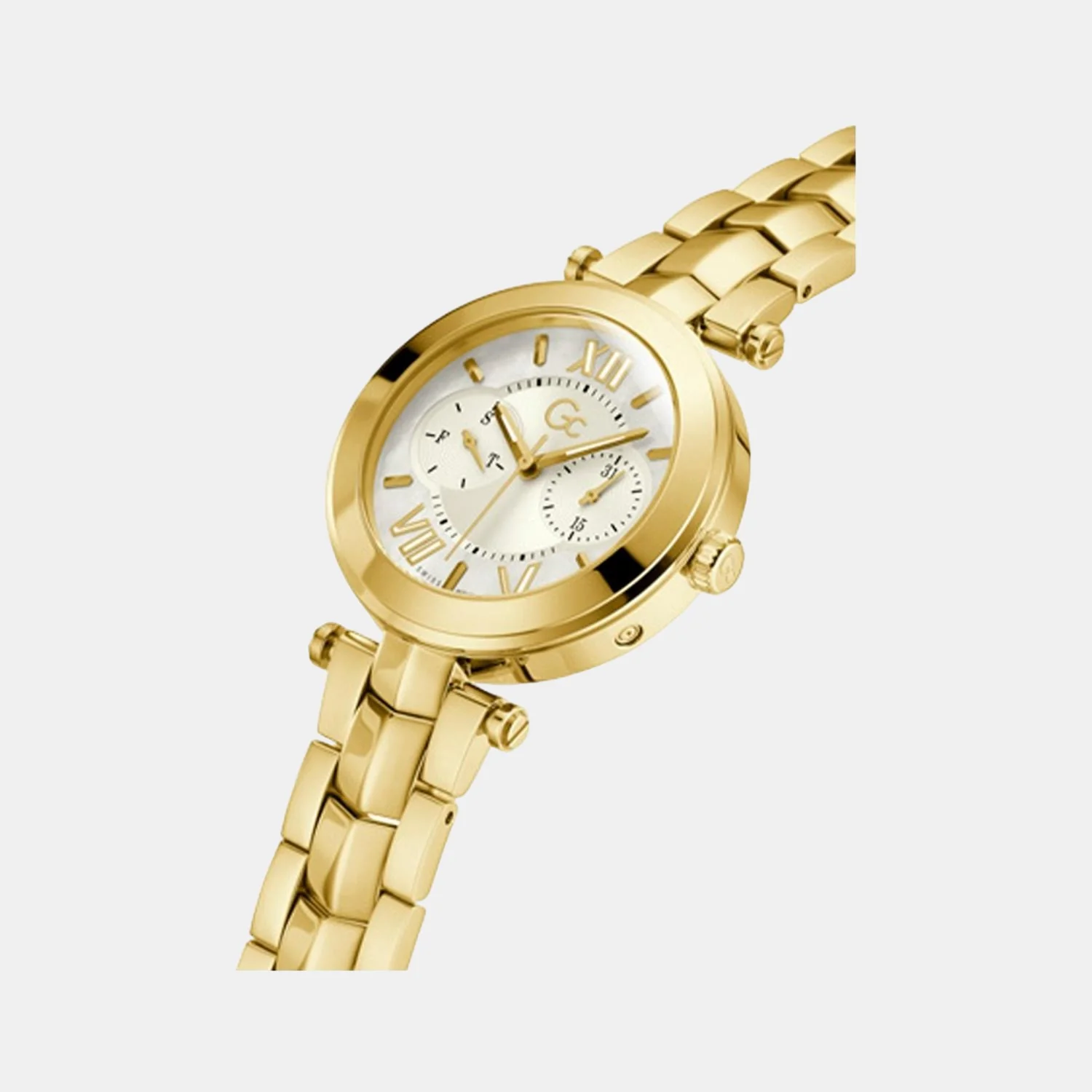 Illusion Women Quartz White Dial Analog Stainless Steel Watch Y92002L1MF - Image 3