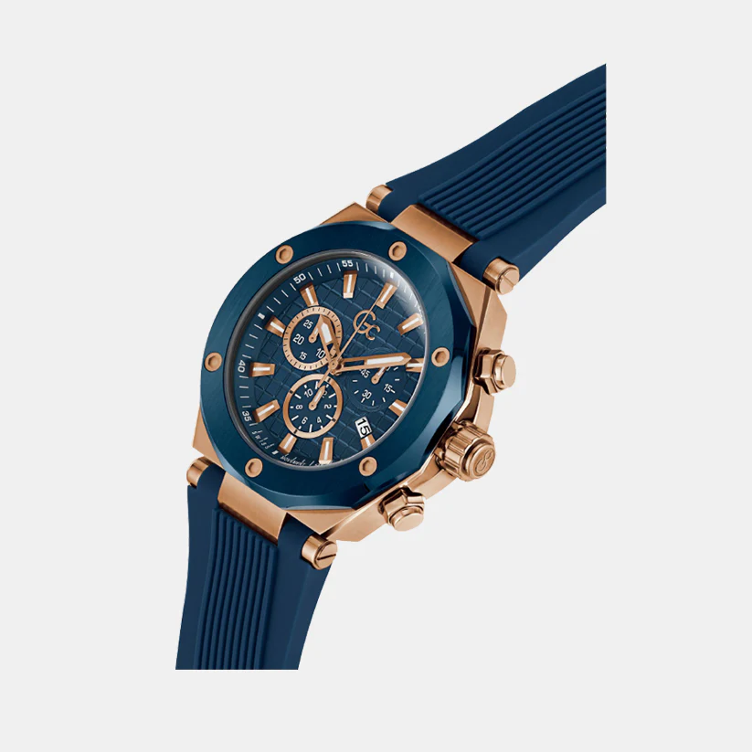 Legacy Men Quartz Blue Dial Chronograph Silicone Watch Z18006G7MF - Image 4