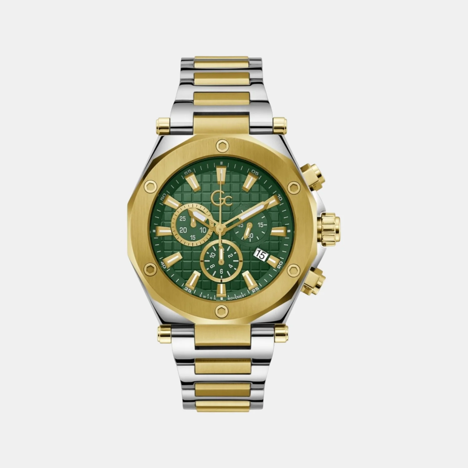Legacy Men Quartz Green Dial Chronograph Stainless Steel Watch Z18003G9MF