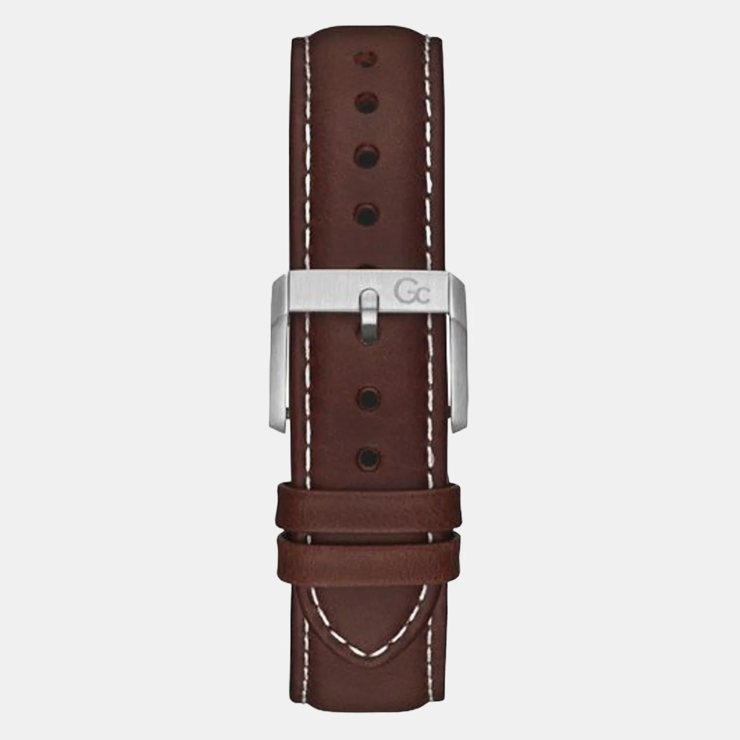 Men Quartz Silver Dial Chronograph Leather Watch Y91002G1MF - Image 3