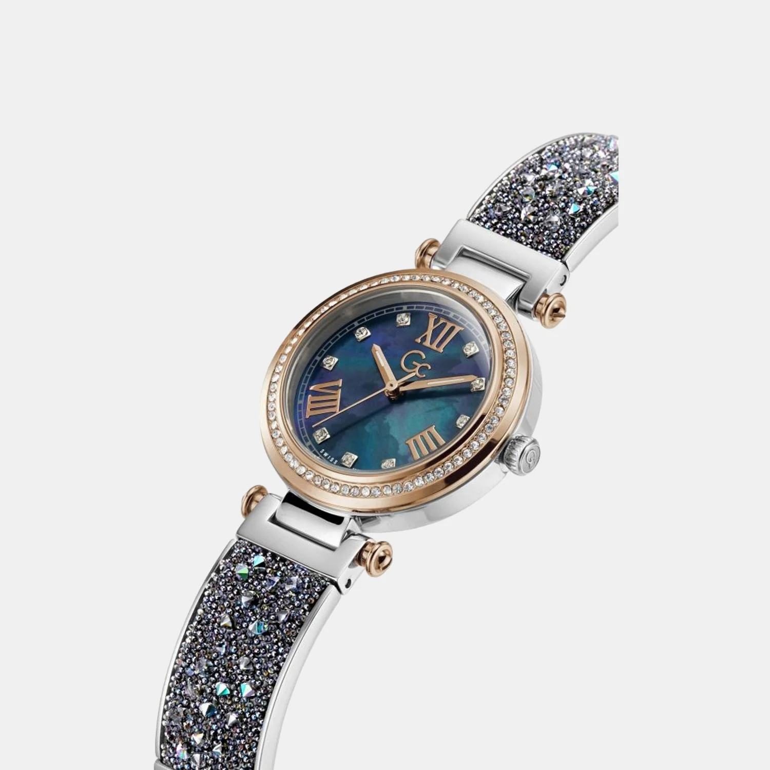 Prime Chic Women Quartz Blue Dial Analog Stainless Steel Watch Y47012L7MF - Image 5