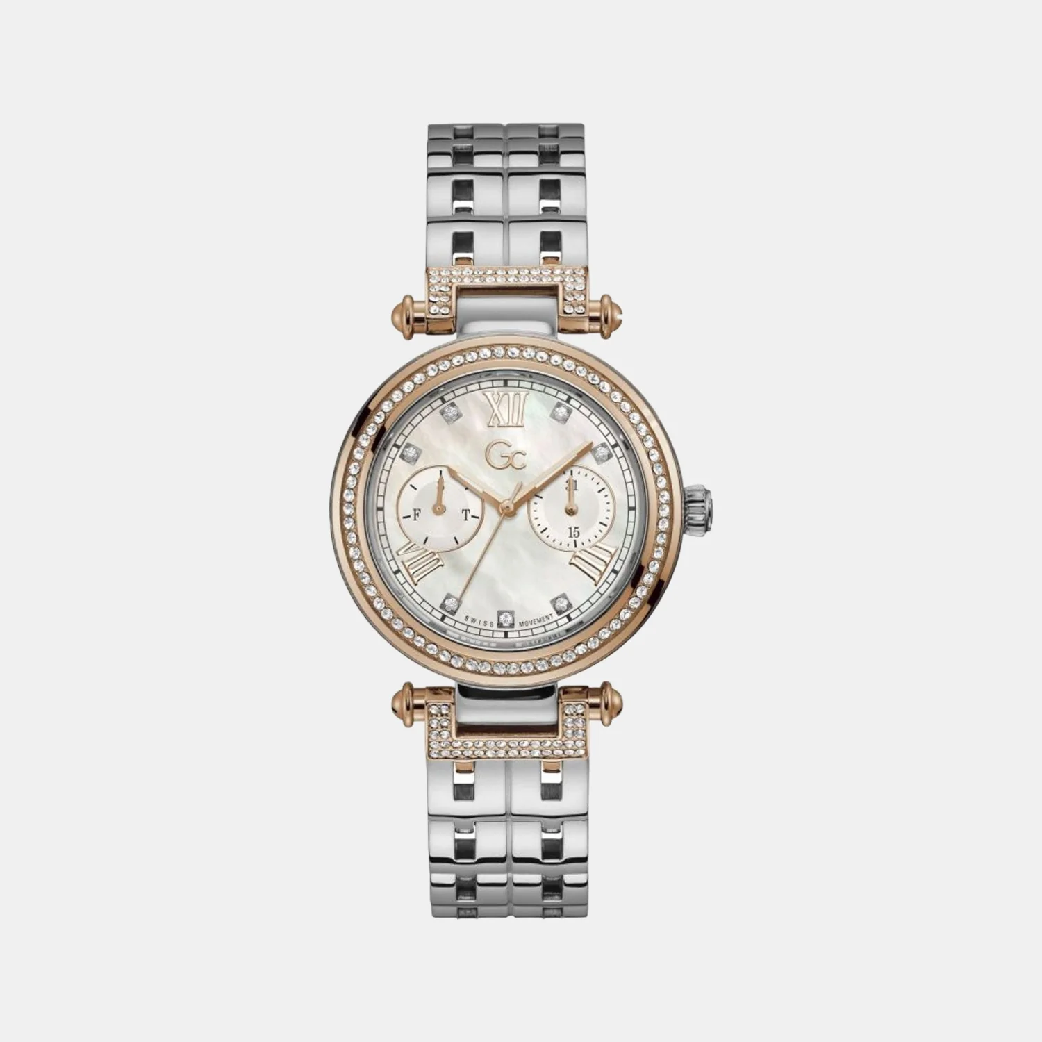 Prime Chic Women Quartz White Dial Analog Stainless Steel Watch Y78003L1MF