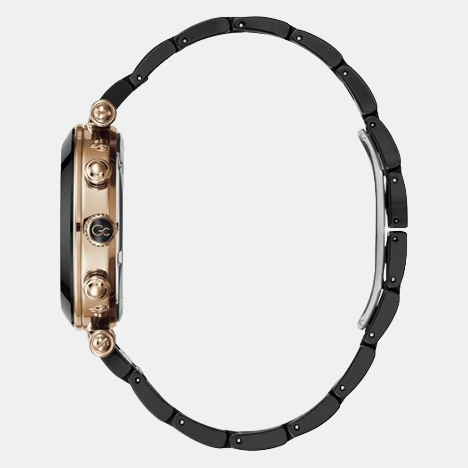 PrimeChic Women Quartz Black Dial Chronograph Ceramic Watch Y65002L2MF - Image 2