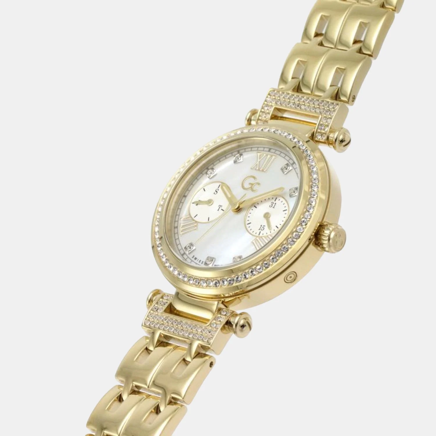 PrimeChic Women Quartz White Dial Analog Stainless Steel Watch Y78002L1MF - Image 8