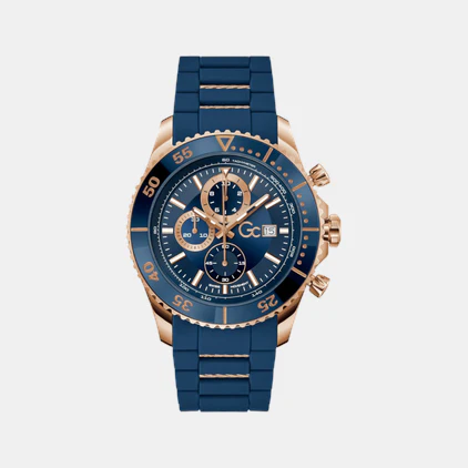 SpeedRacer Men Quartz Blue Dial Chronograph Silicone Watch Z51001G7MF - Image 2