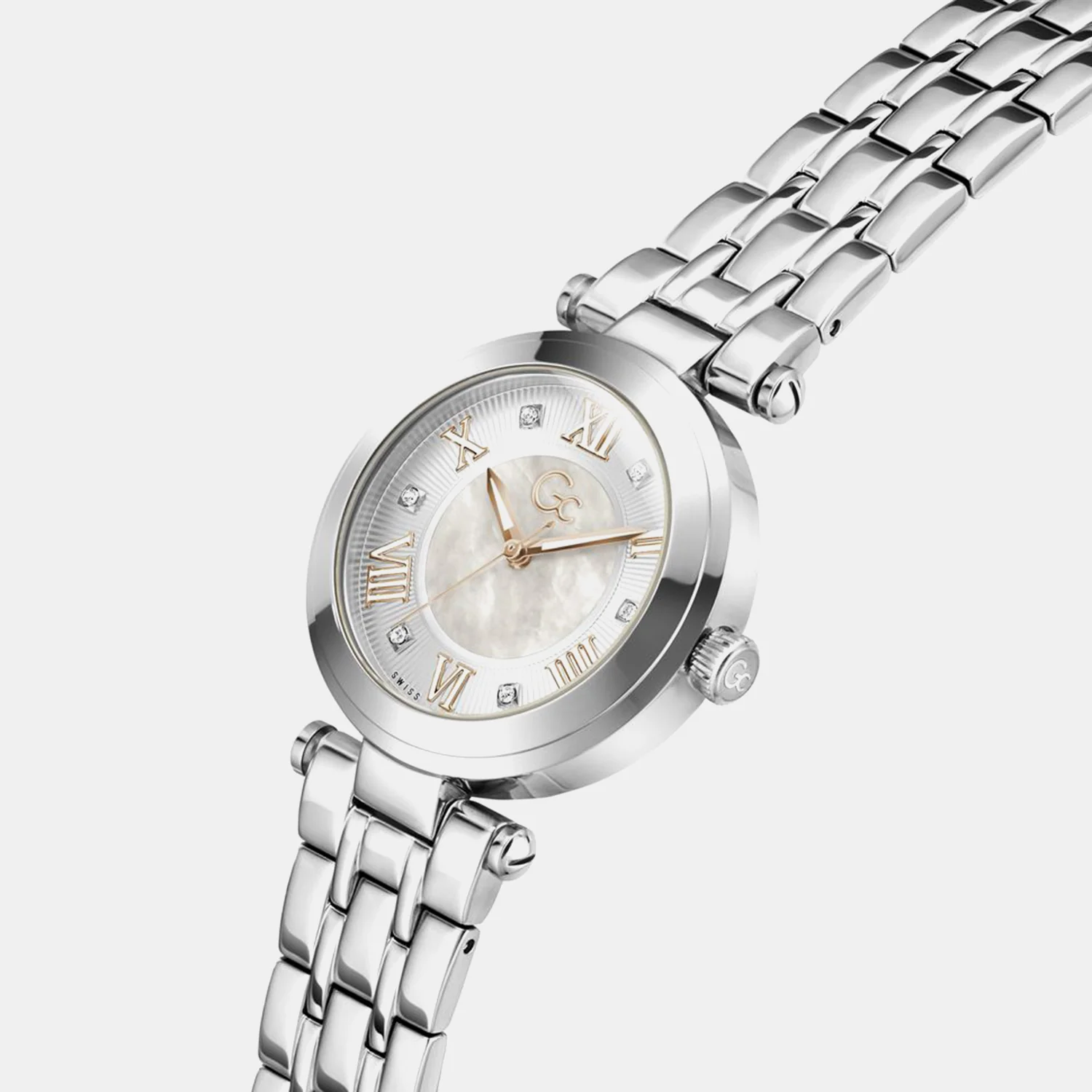 Sportchic Women Quartz White Dial Analog Stainless Steel Watch Z63001L1 - Image 4