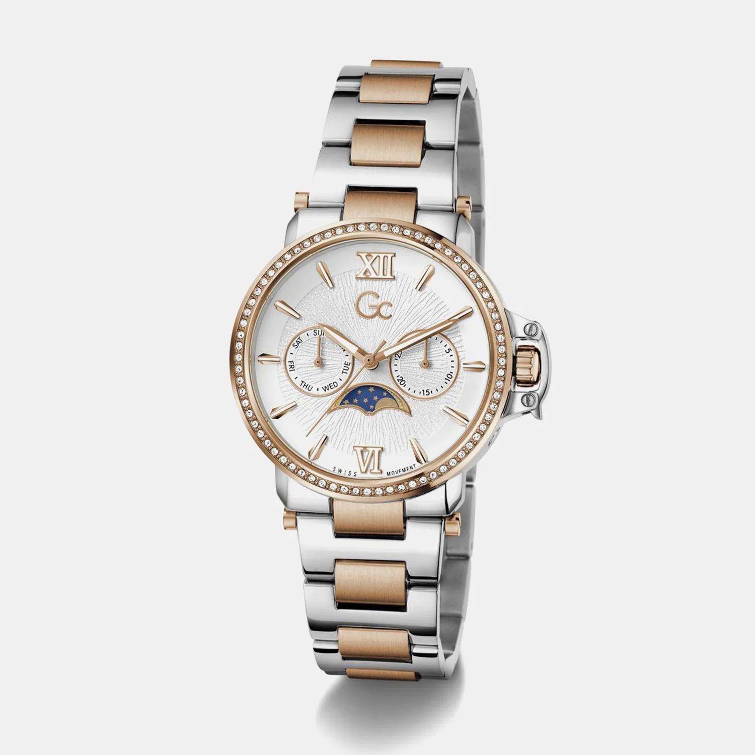 Sportchic Women Quartz White Dial Analog Stainless Steel Watch Z69002L1 - Image 2