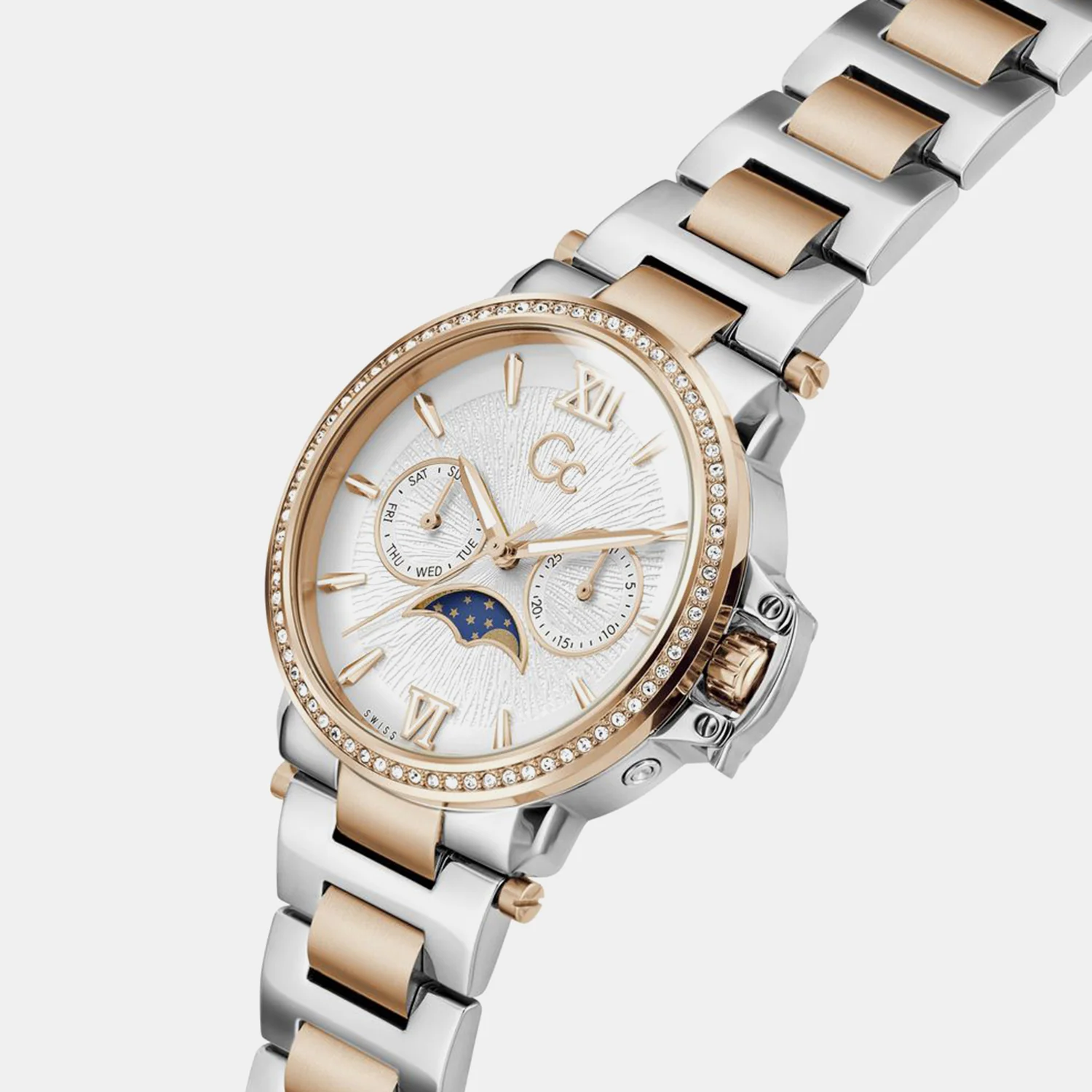 Sportchic Women Quartz White Dial Analog Stainless Steel Watch Z69002L1 - Image 4