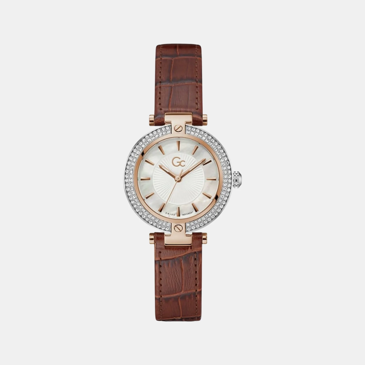 Vogue Women Quartz White Dial Analog Leather Watch Z22004L1MF