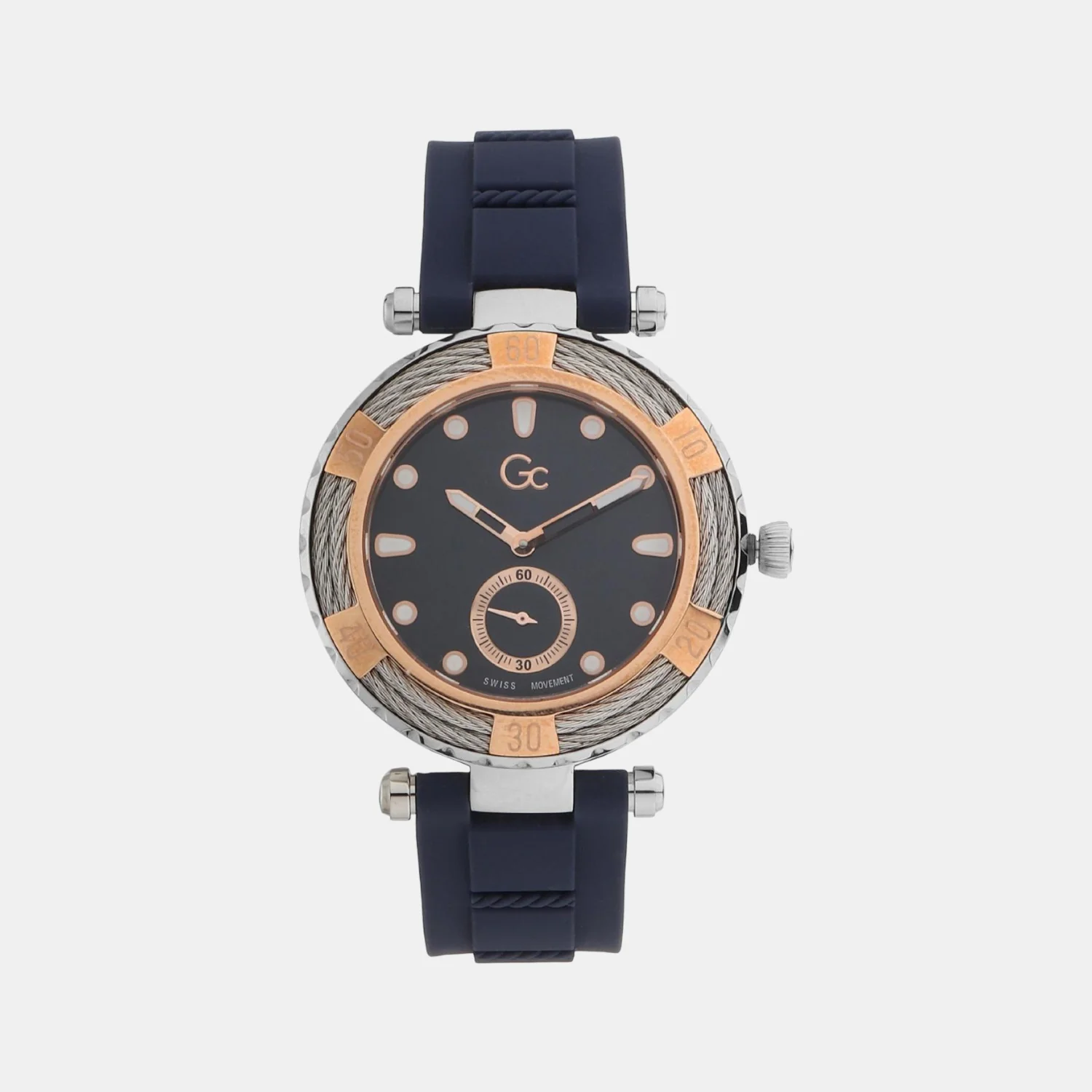 Women Quartz Black Dial Analog Silicone Watch Y55001L7