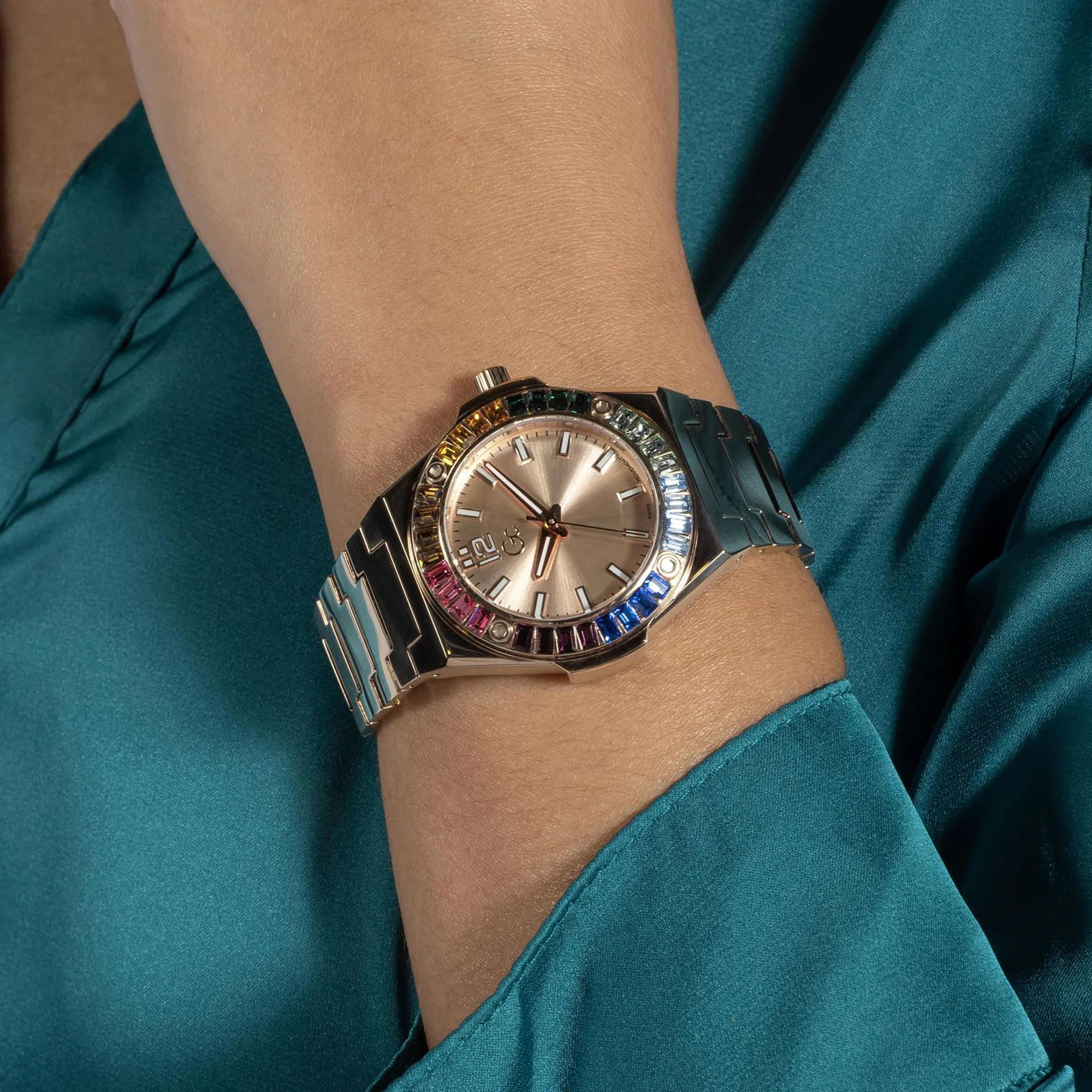Women Quartz Rose Gold Dial Analog Stainless Steel Watch Z34004L3MF - Image 8