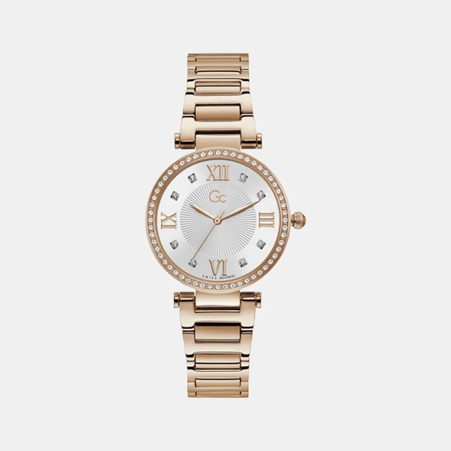 Women Quartz Silver Dial Analog Stainless Steel Watch Y64002L1MF