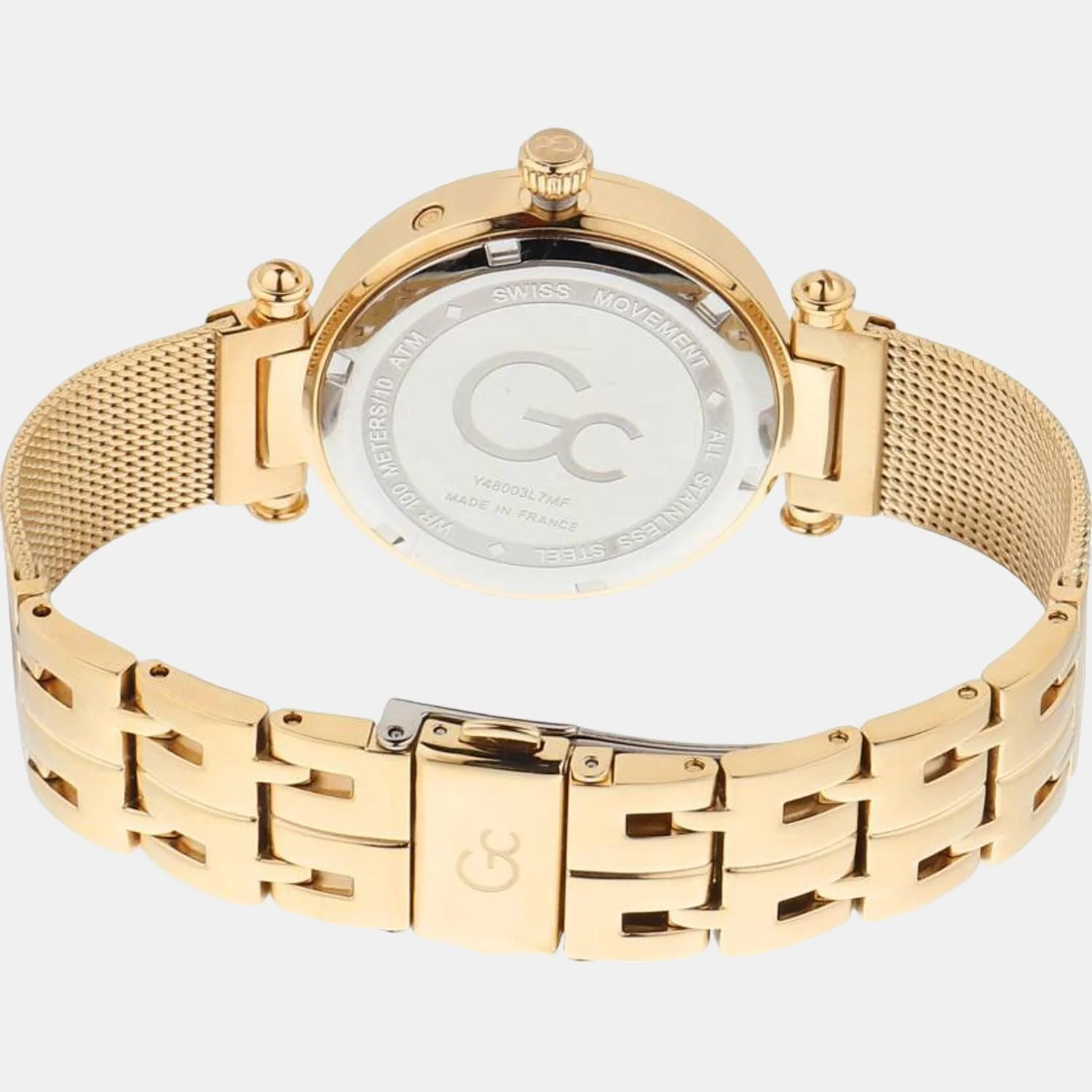 Women Quartz White Dial Analog Stainless Steel Watch Y48003L7 - Image 4