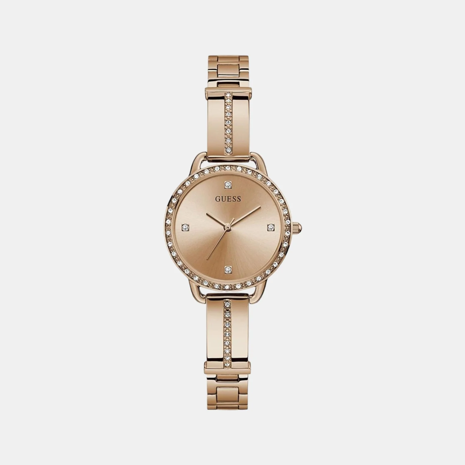 Bellini Women Quartz Rose Gold Dial Analog Stainless Steel Watch GW0022L3