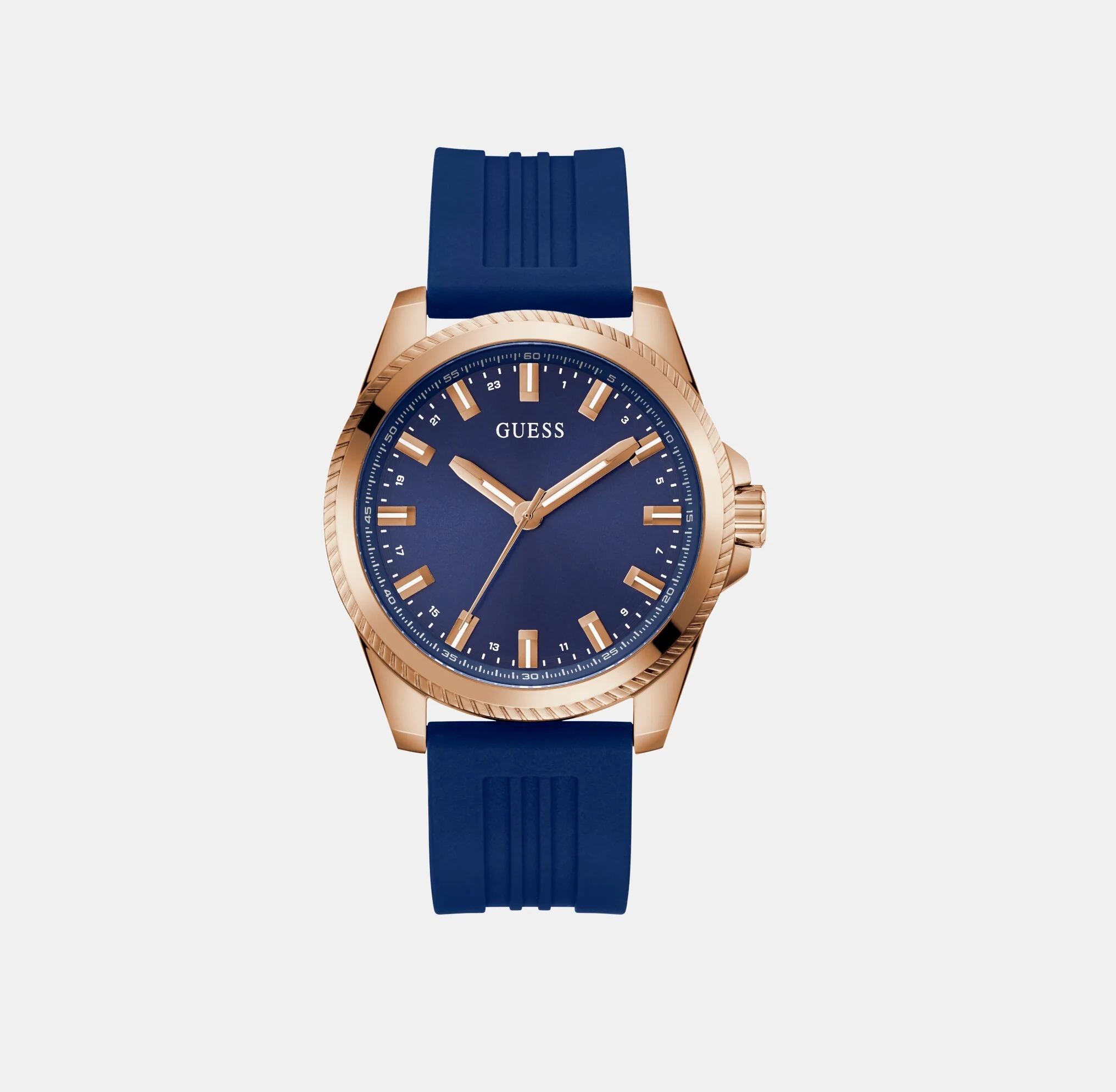 Champ Men Quartz Blue Dial Analog Silicone Watch GW0639G3 - Image 2
