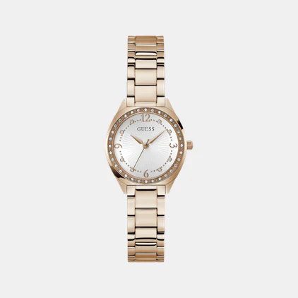 Charlotte Women Quartz White Dial Analog Stainless Steel Watch GW0767L3 - Image 2
