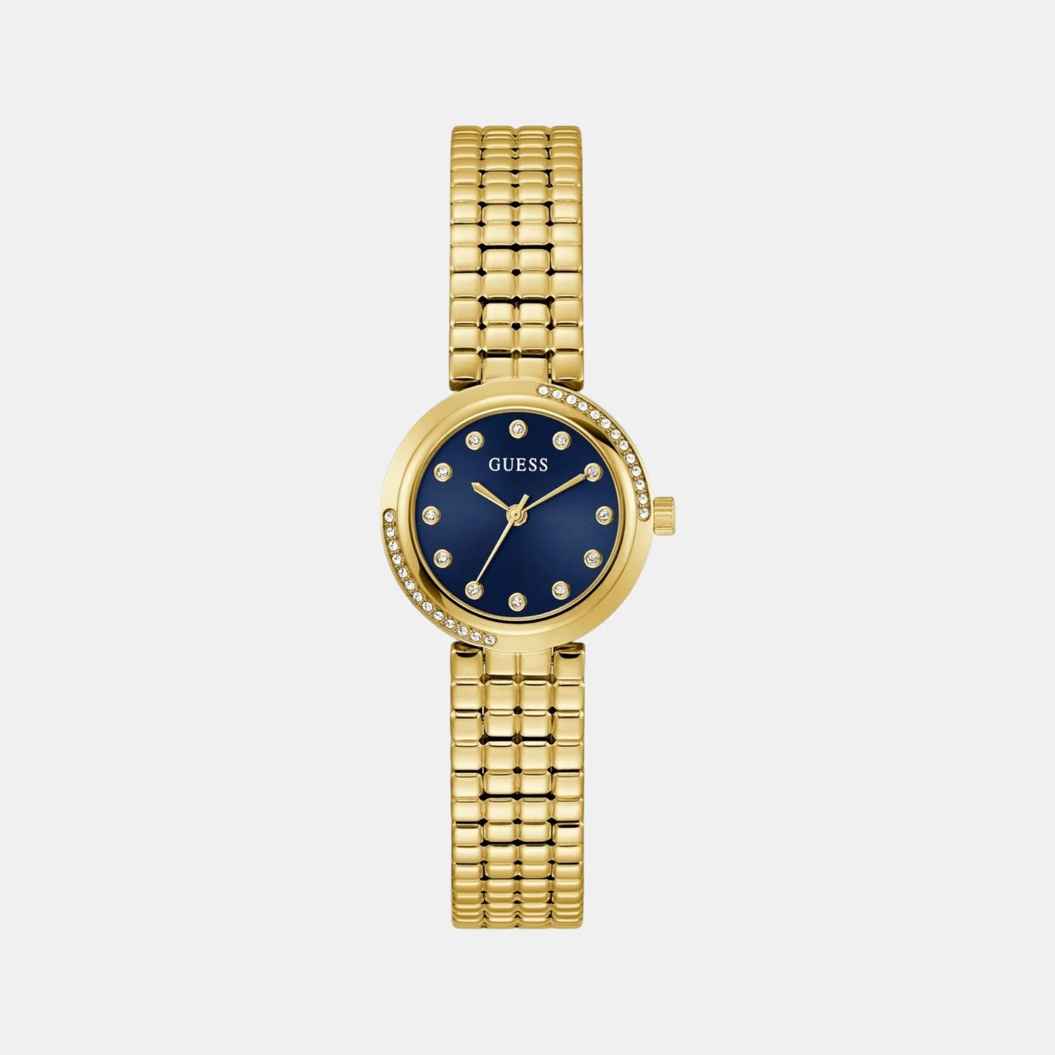 Clara Women Quartz Blue Dial Analog Recycled Steel Watch GW0930L4