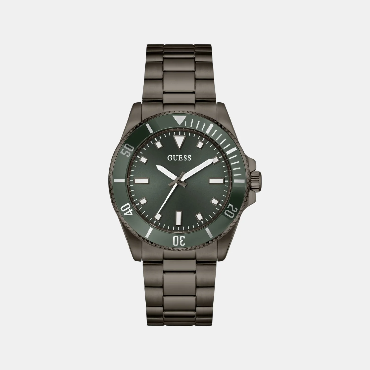 Cliff Men Quartz Green Dial Analog Stainless Steel Watch GW0968G3 - Image 2