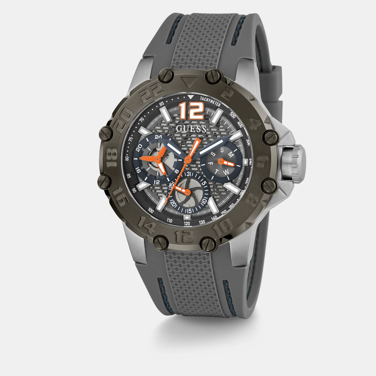 Contender Men Quartz Grey Dial Analog Silicone Watch GW0640G1 - Image 5