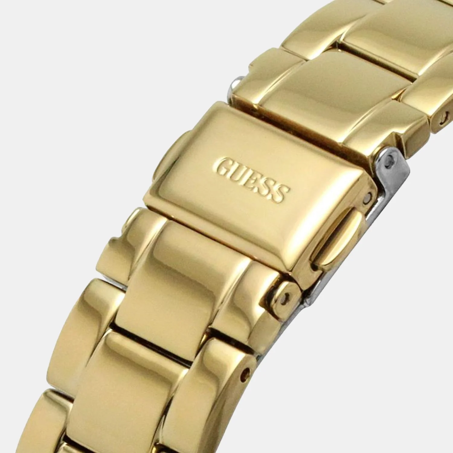 Crown Jewel Women Quartz Gold Dial Chronograph Stainless Steel Watch GW0410L2 - Image 7