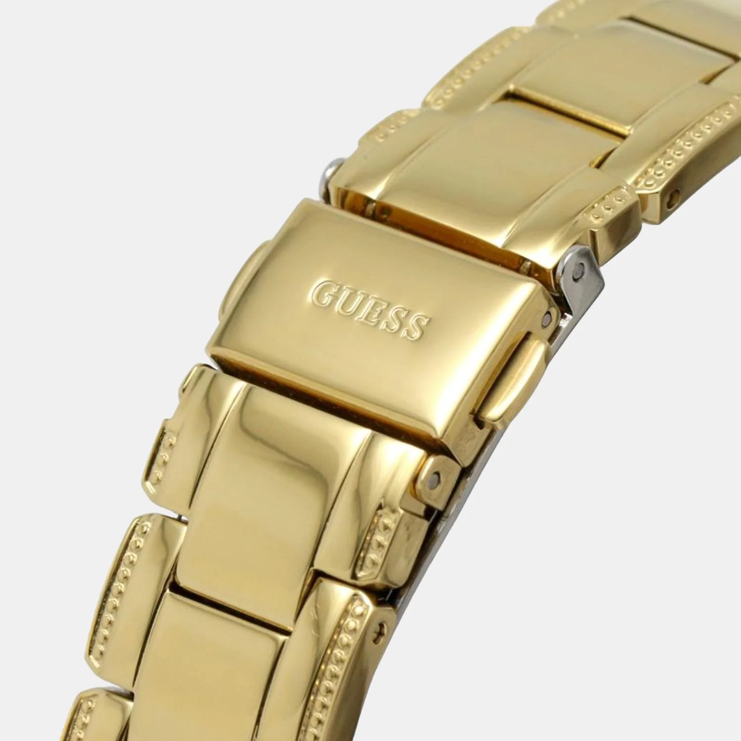 Crystal Clear Women Quartz Gold Dial Analog Stainless Steel Watch GW0470L2 - Image 7