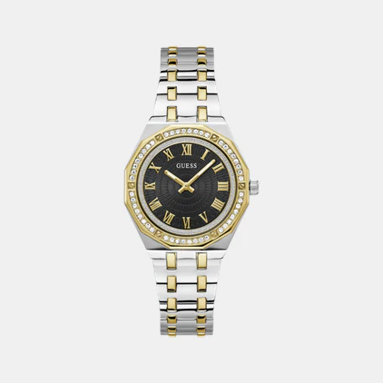 Desire Women Quartz Black Dial Analog Stainless Steel Watch GW0770L4 - Image 2